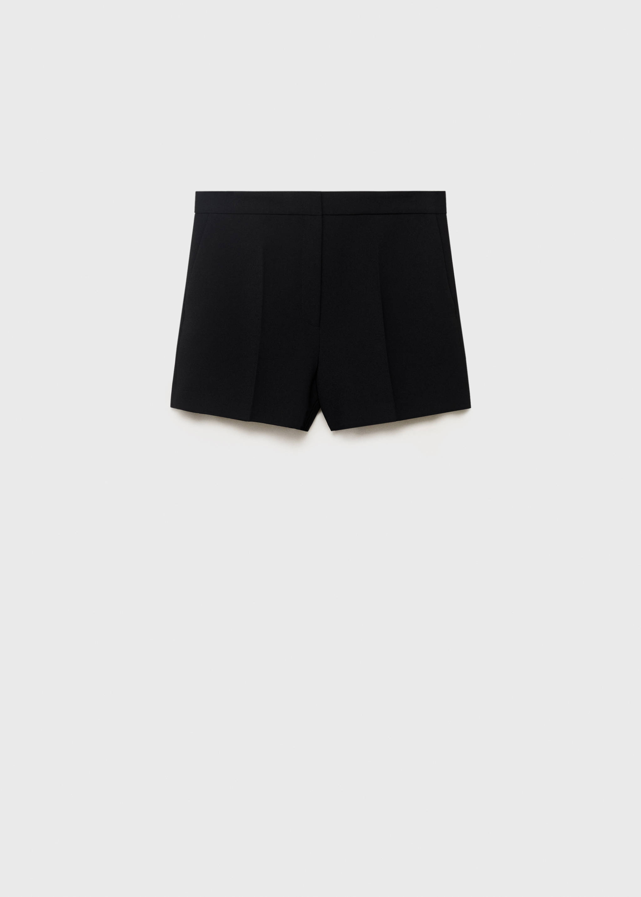 Straight mid-rise shorts - Article without model