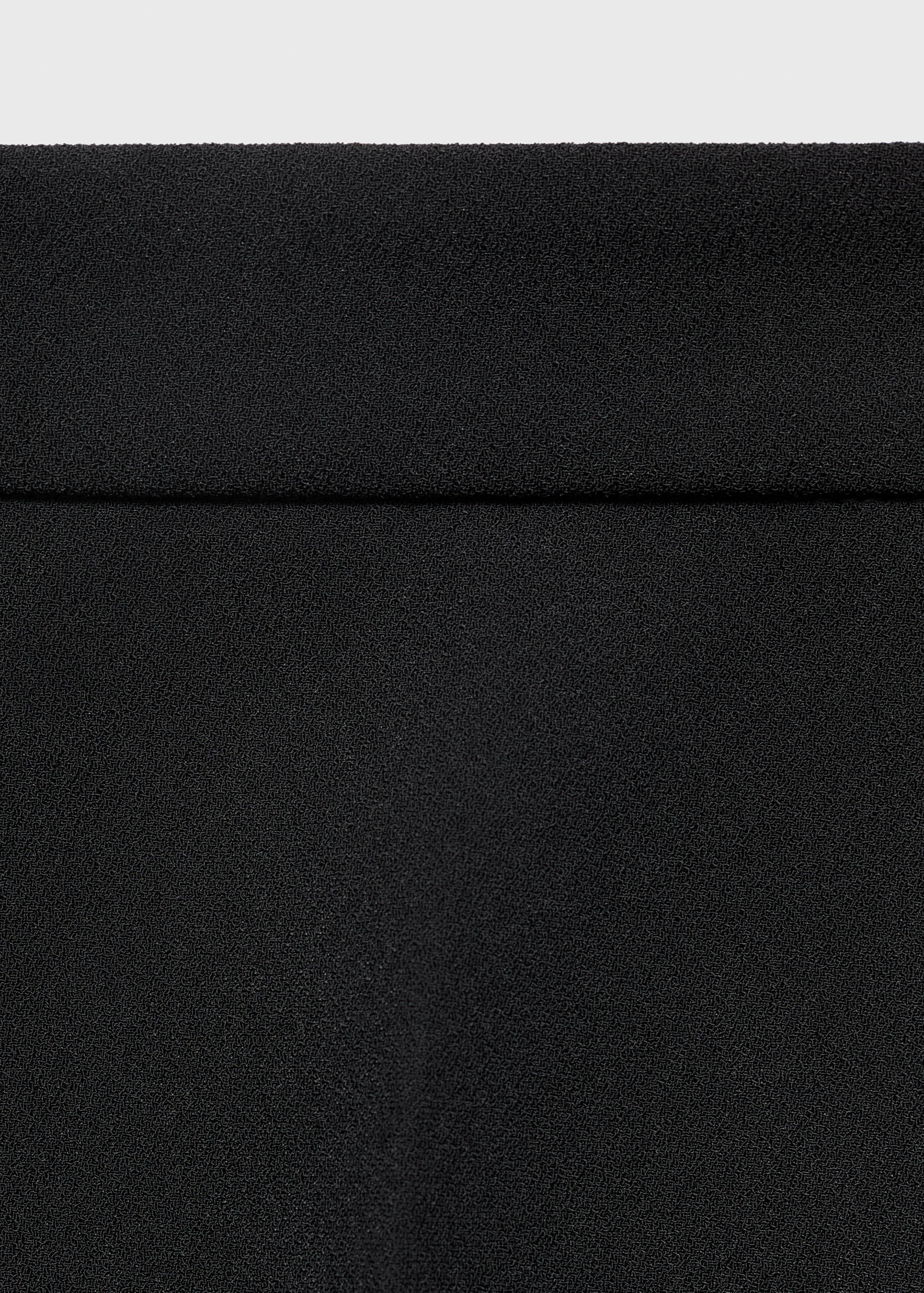 Straight mid-rise shorts - Details of the article 0