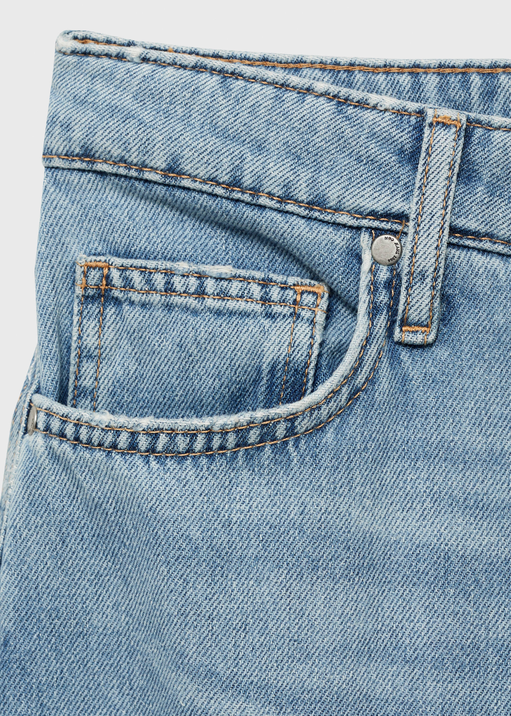 High-waisted wideleg jeans - Details of the article 0