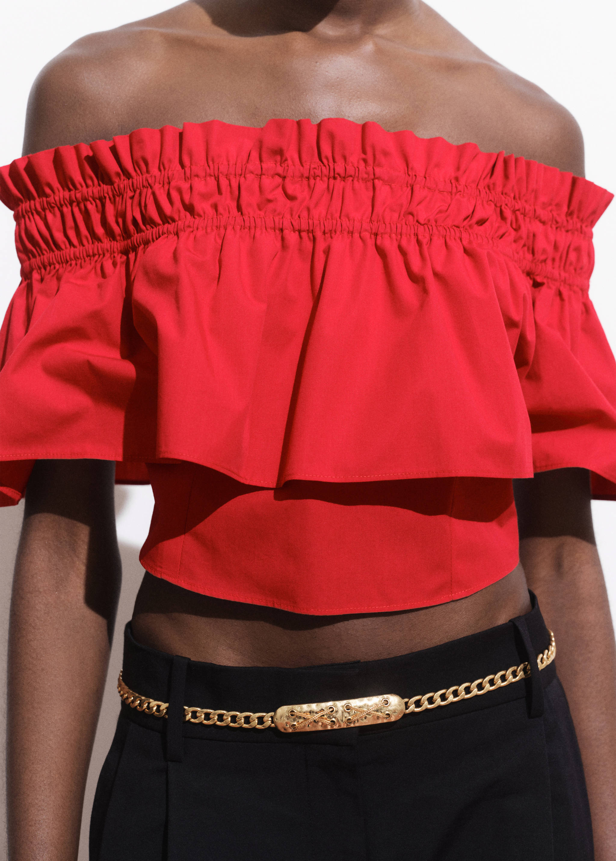 Top palabra de honor con volante - Detalle del artículo 6