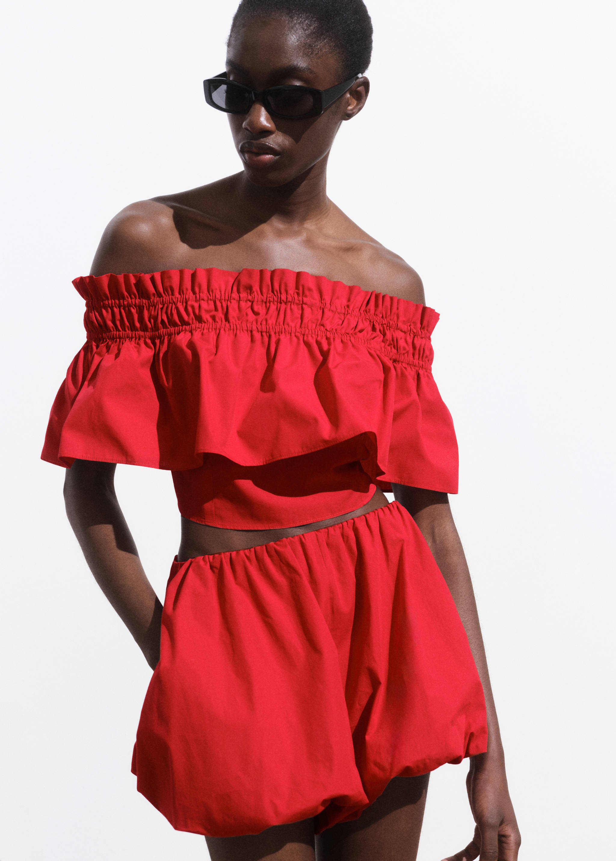 Top palabra de honor con volante - Detalle del artículo 2