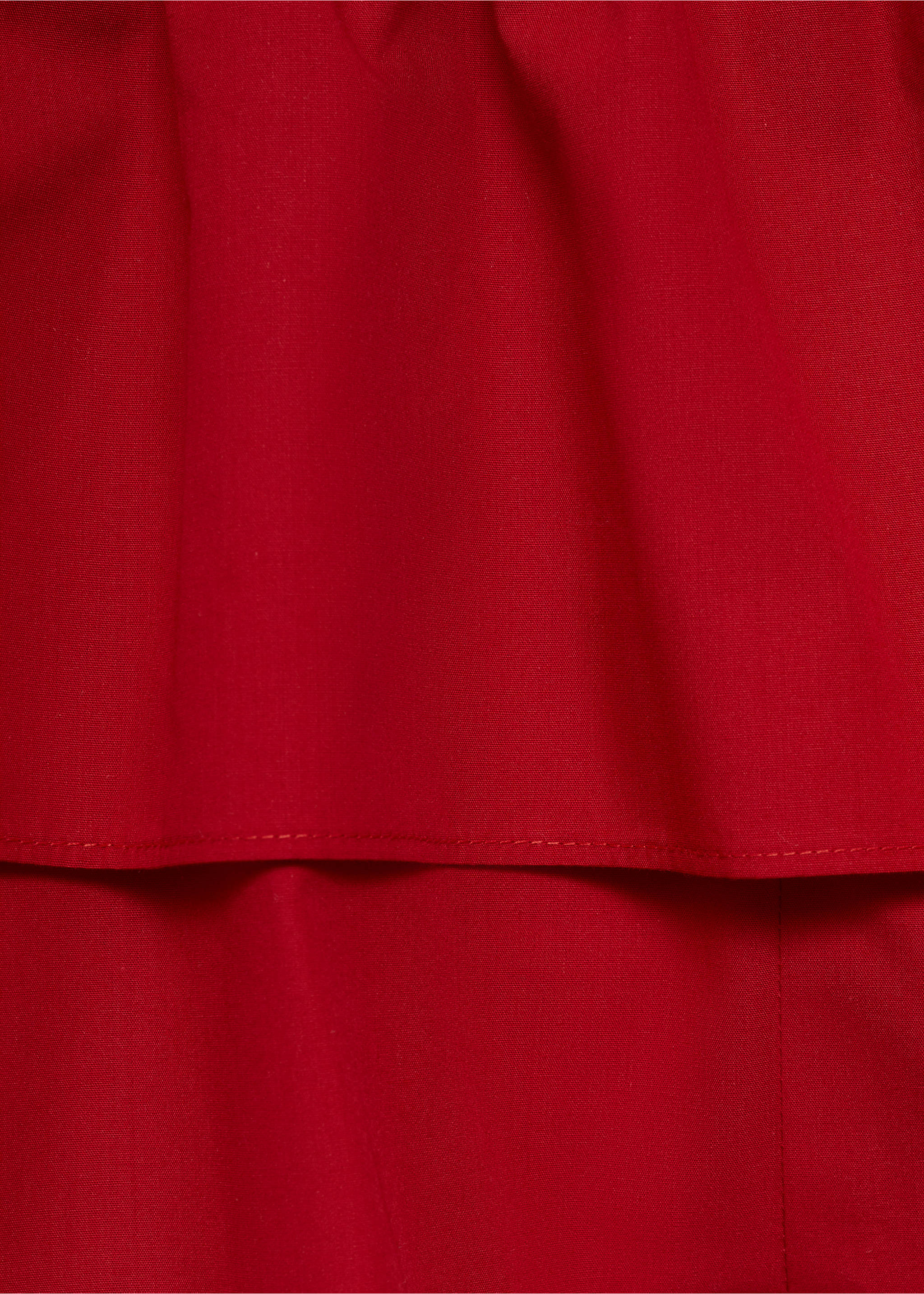 Top palabra de honor con volante - Detalle del artículo 0, Rojo. Ref: 17091273-00.