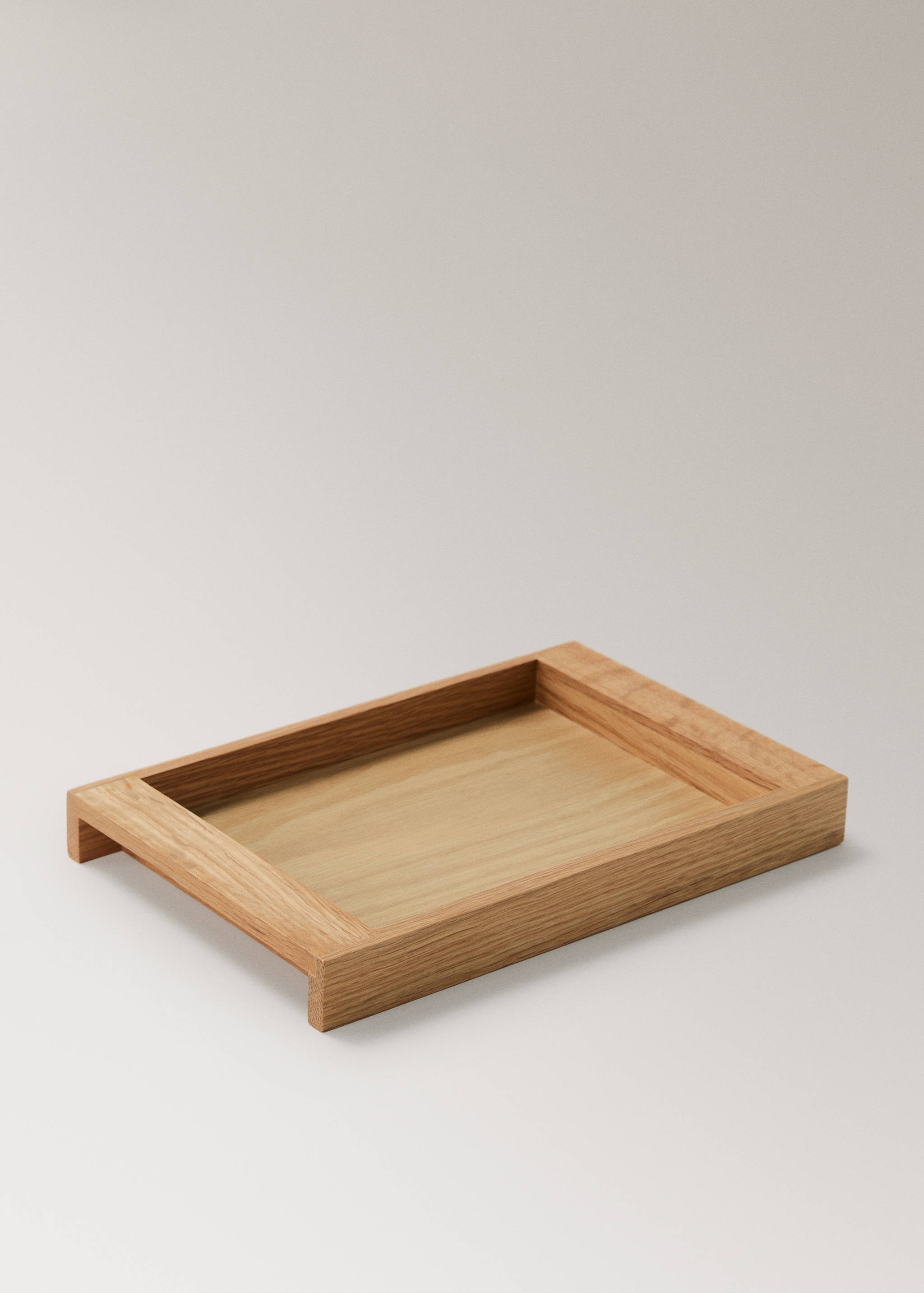 Small rectangular wooden tray - Details of the article 1