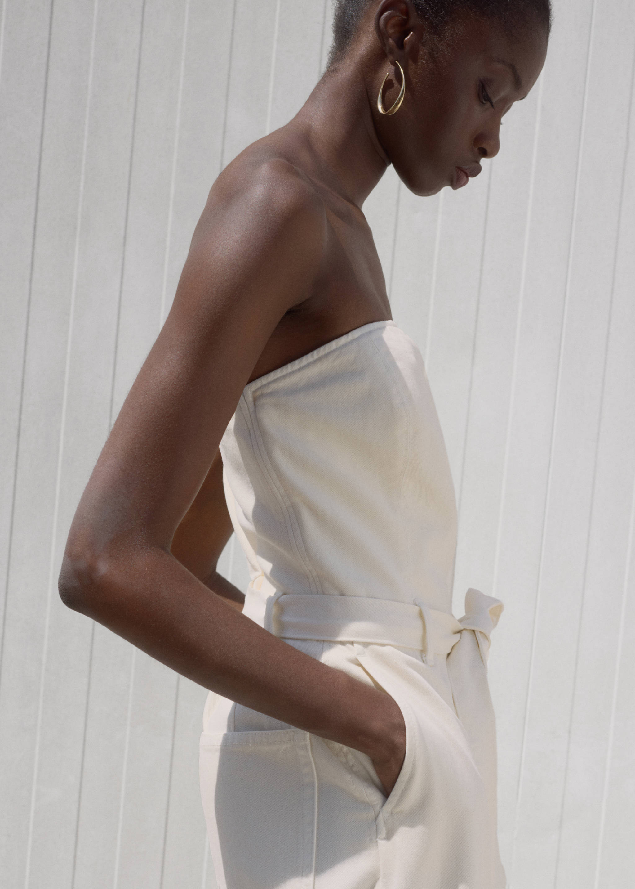 Kombinezon dżinsowy z paskiem - Szczegóły artykułu 2