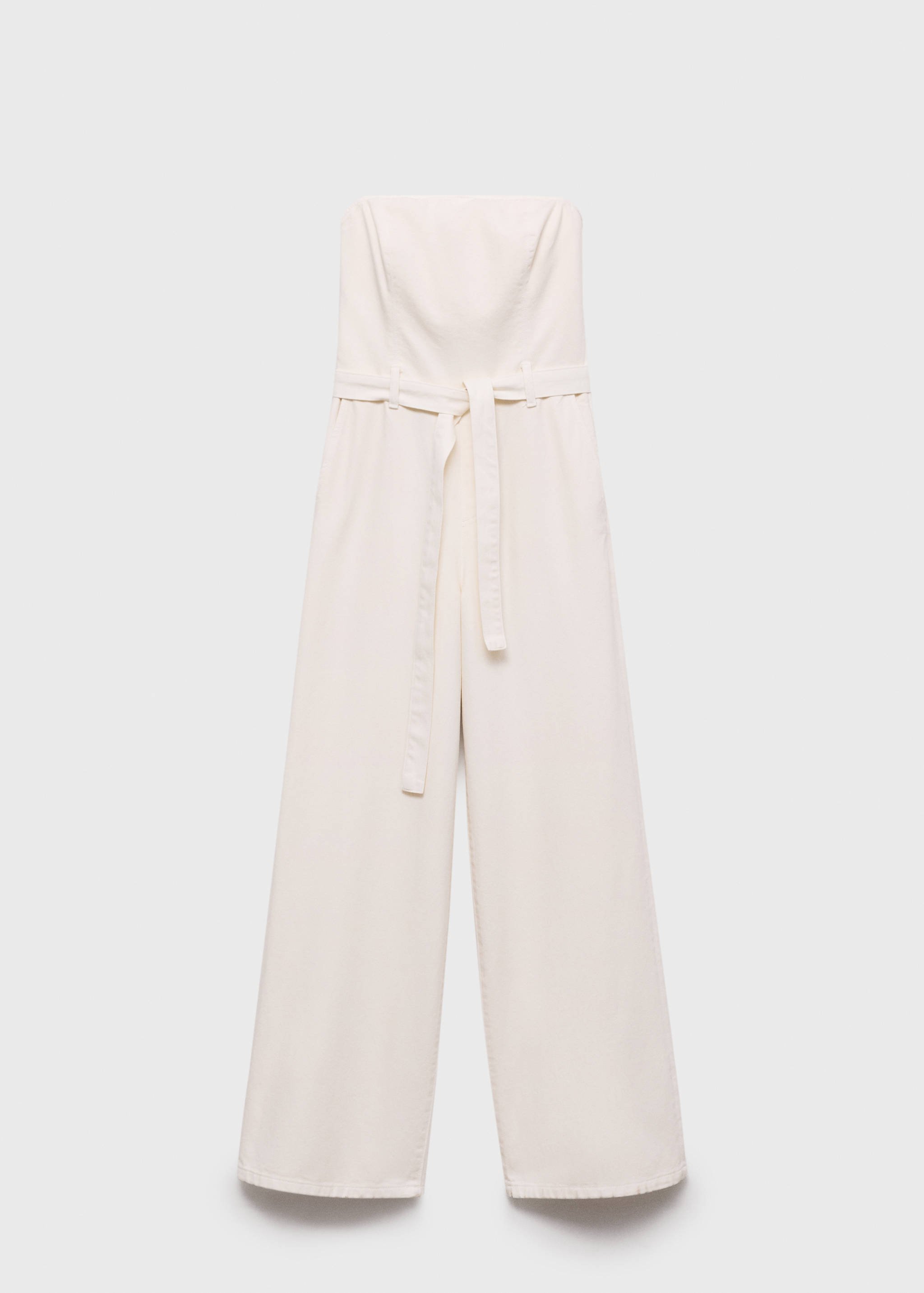 Kombinezon dżinsowy z paskiem - Artykuł bez modela/modelki