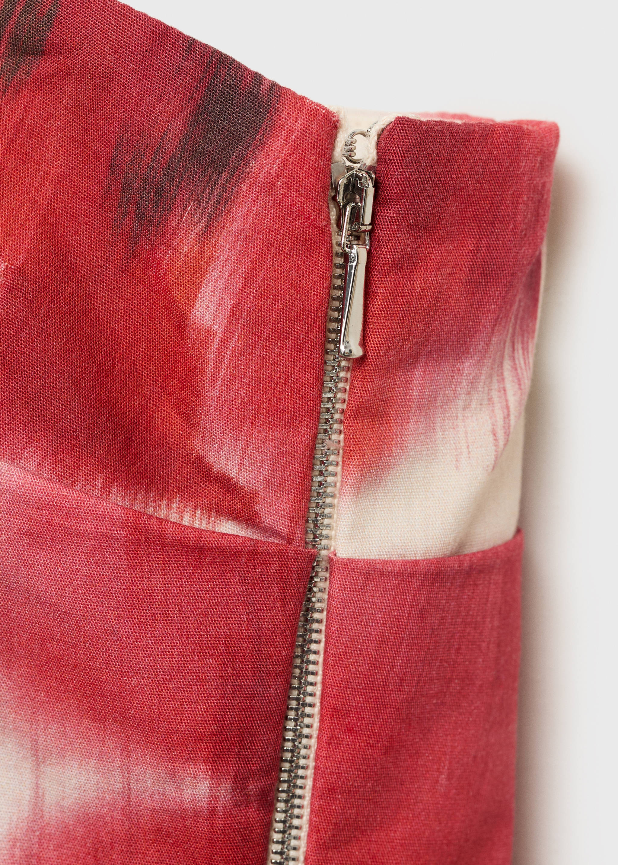 Top bandeau com estampado floral - Pormenor do artigo 0