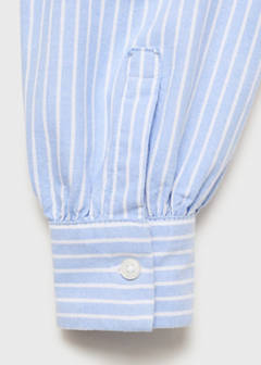 Striped cotton shirt — Blue 6