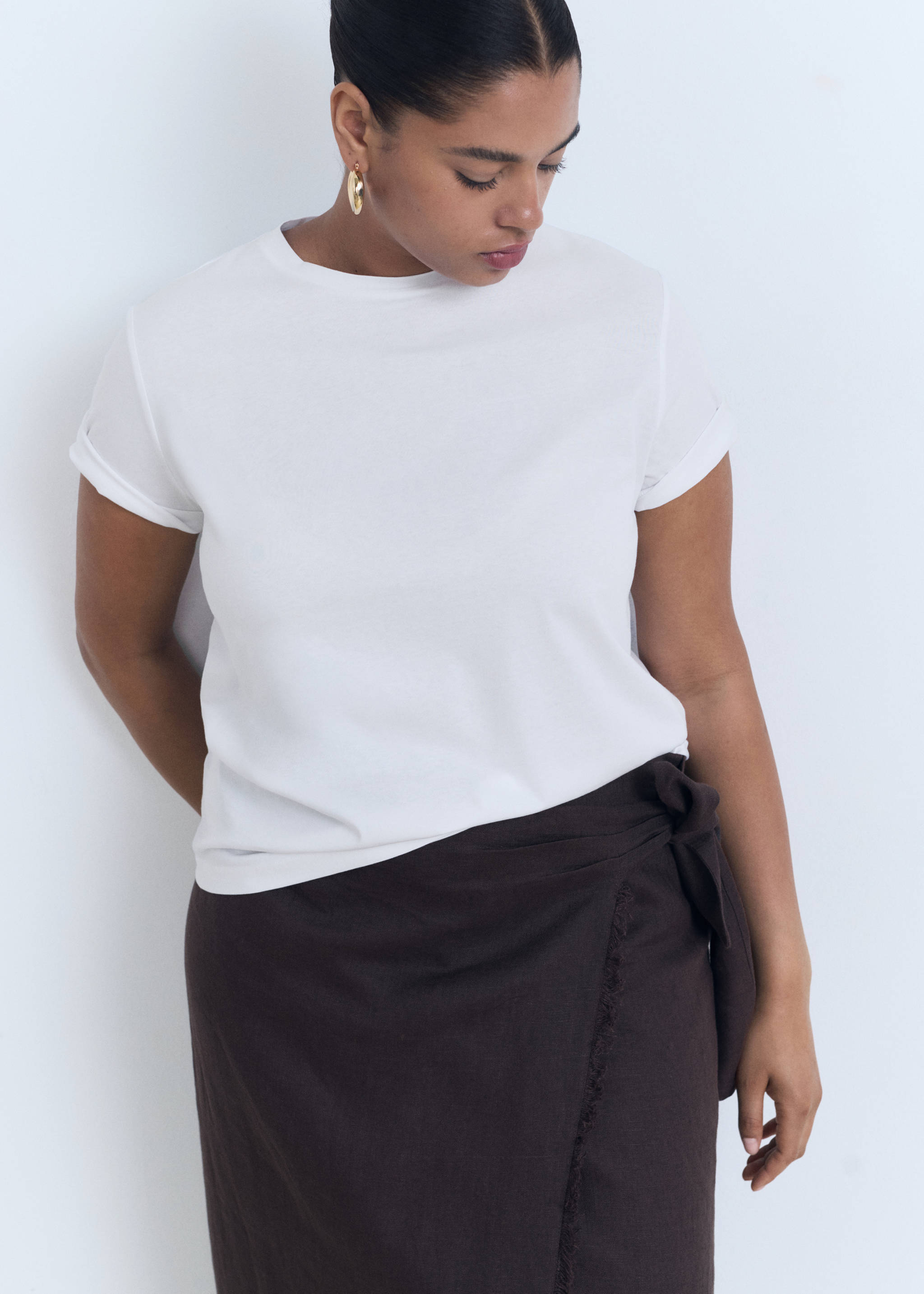 Cotton short-sleeved t-shirt - Details of the article 5