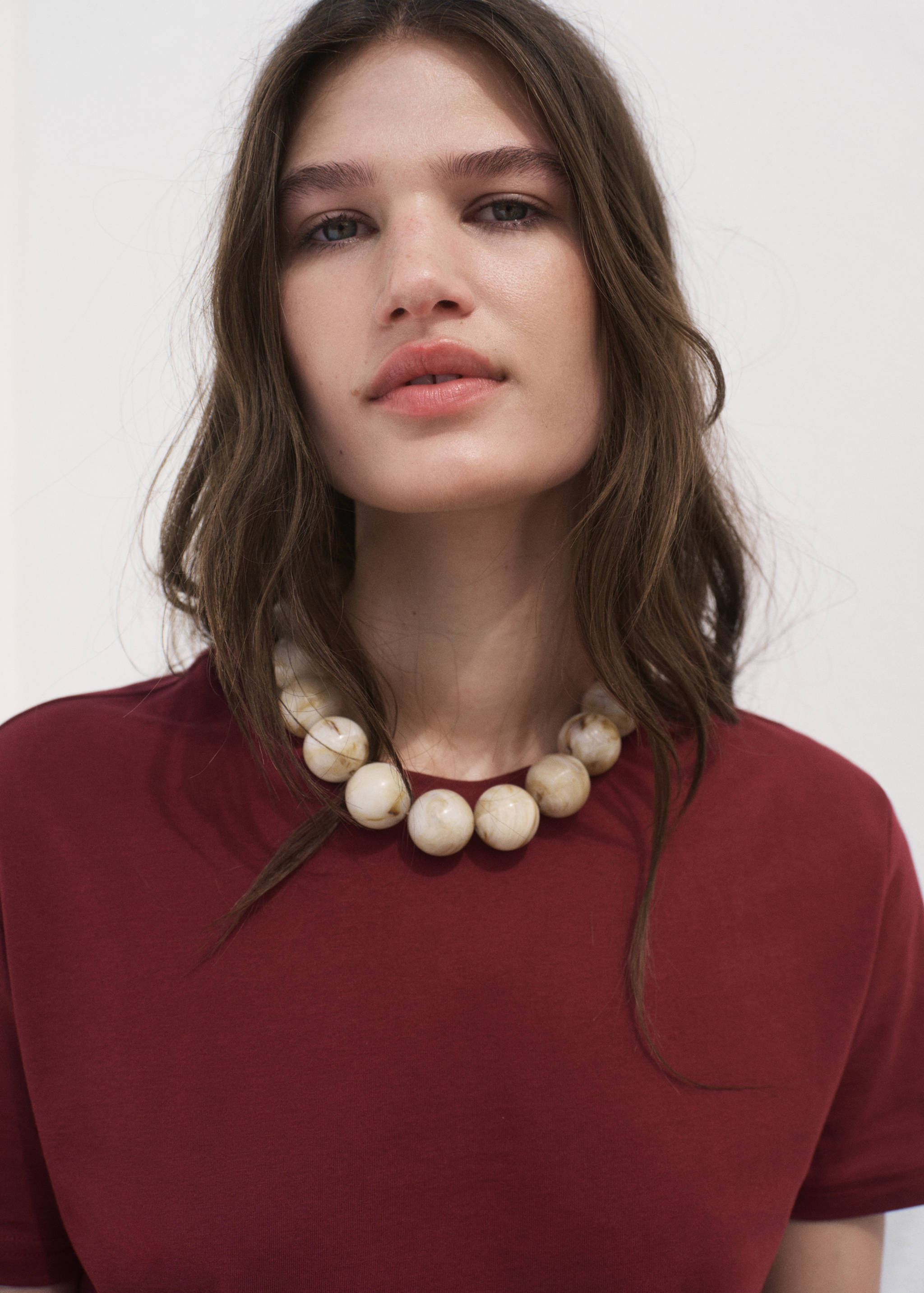 Cotton short-sleeved t-shirt - Details of the article 1