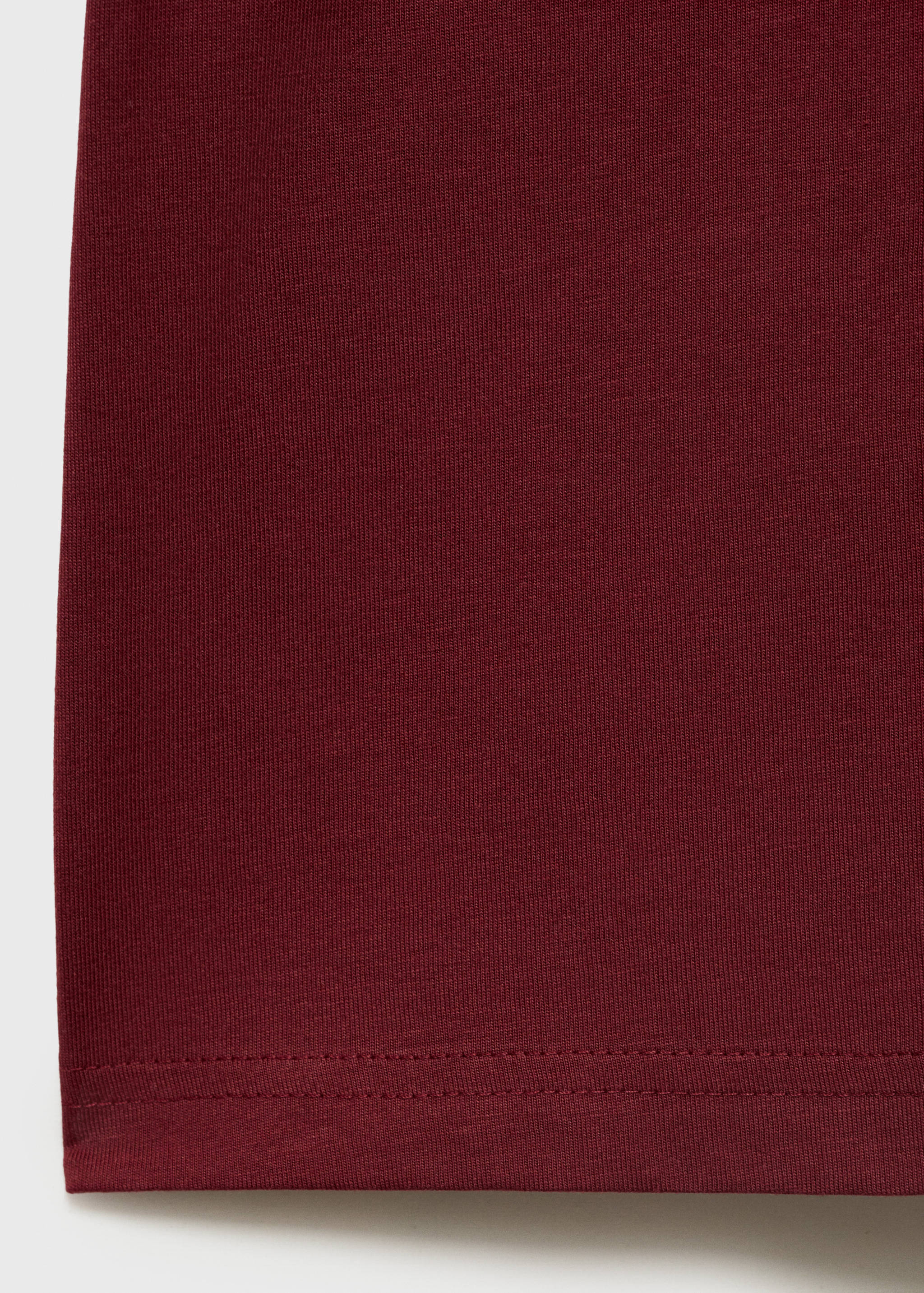 Cotton short-sleeved t-shirt - Details of the article 0