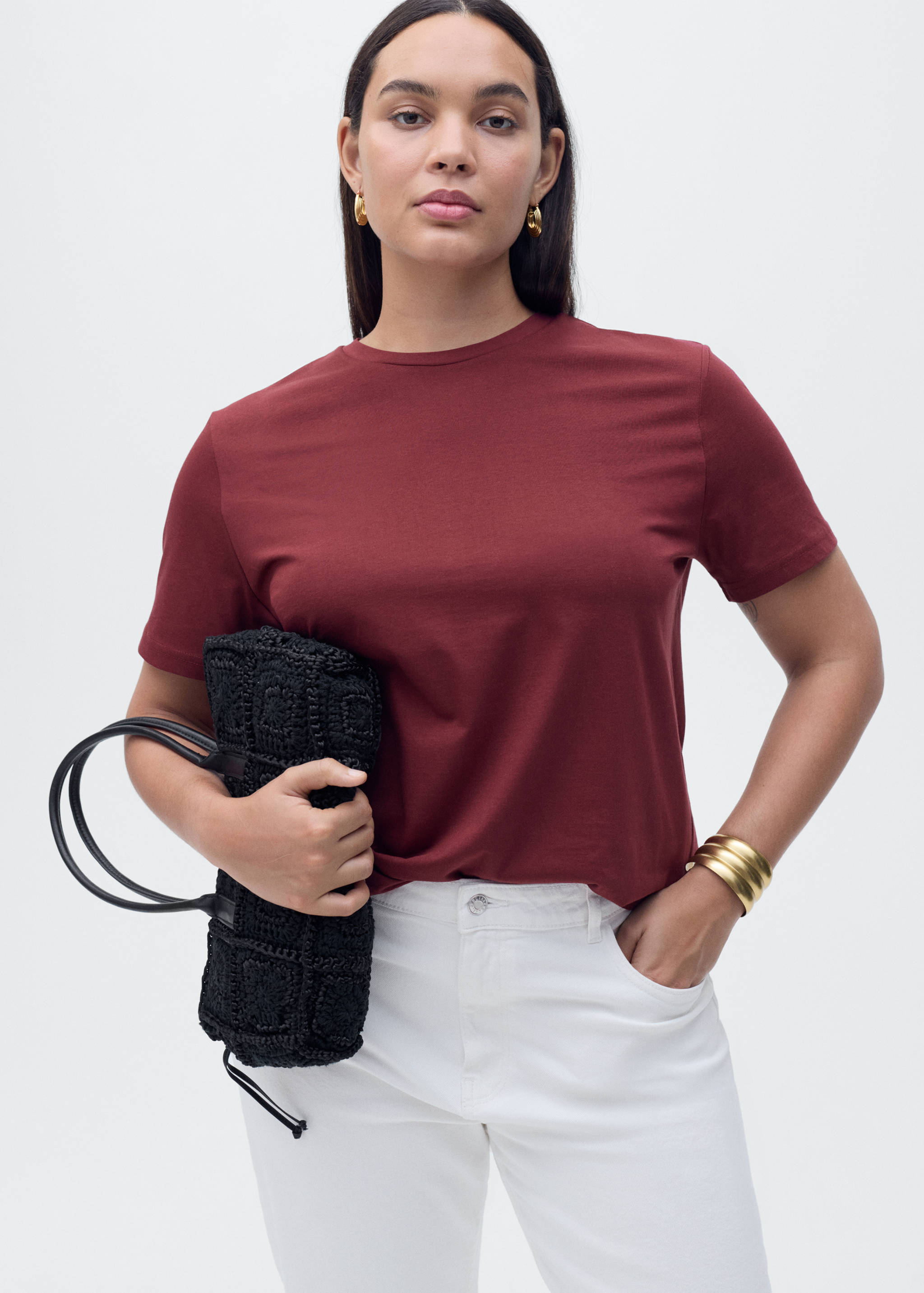 Cotton short-sleeved t-shirt - Details of the article 5