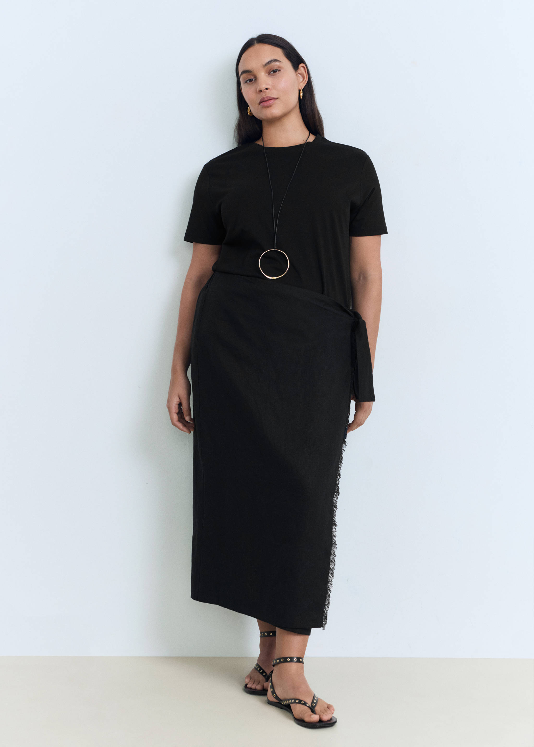 Cotton short-sleeved t-shirt - Details of the article 3