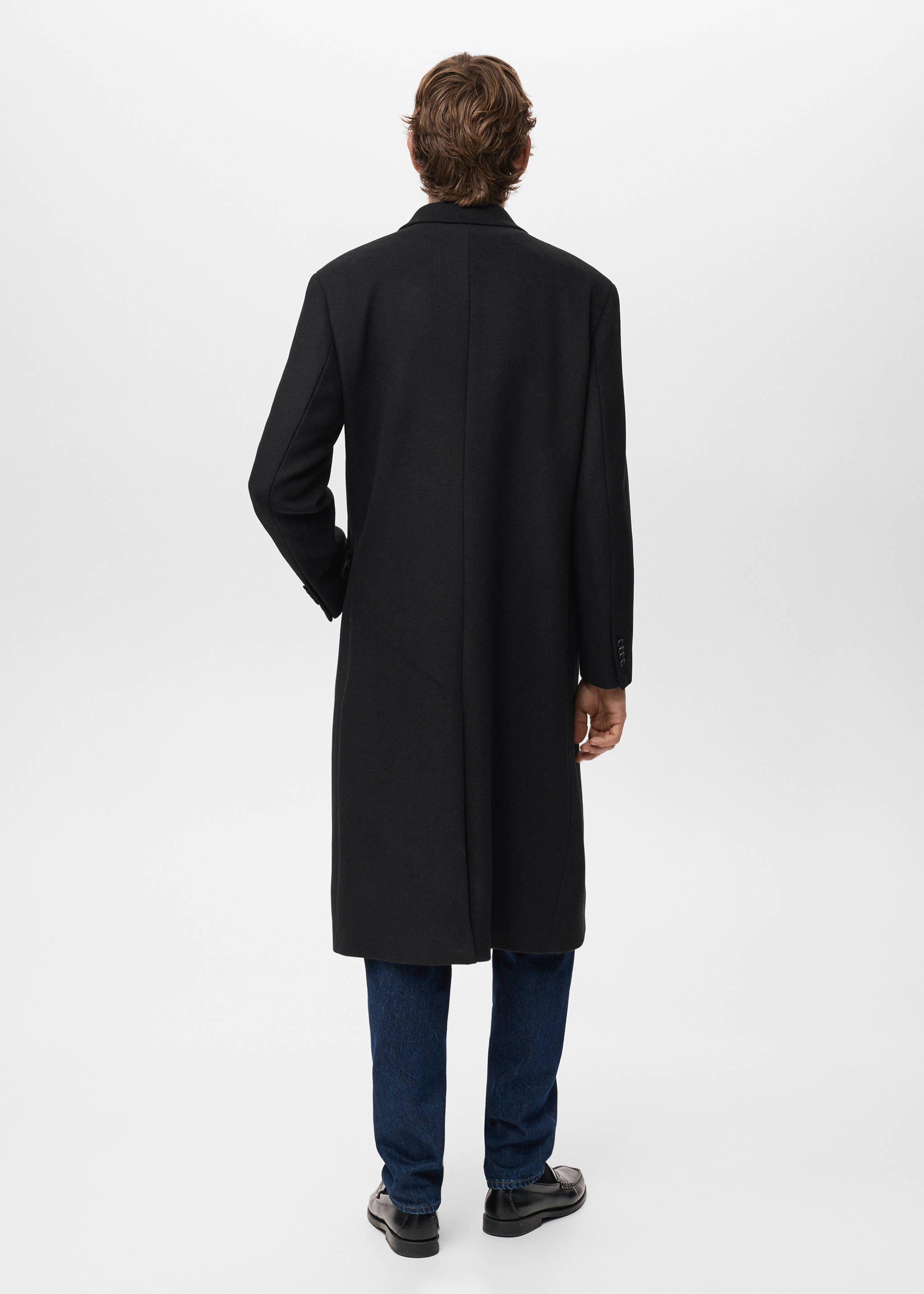 Manteau laine oversize - Verso de l’article