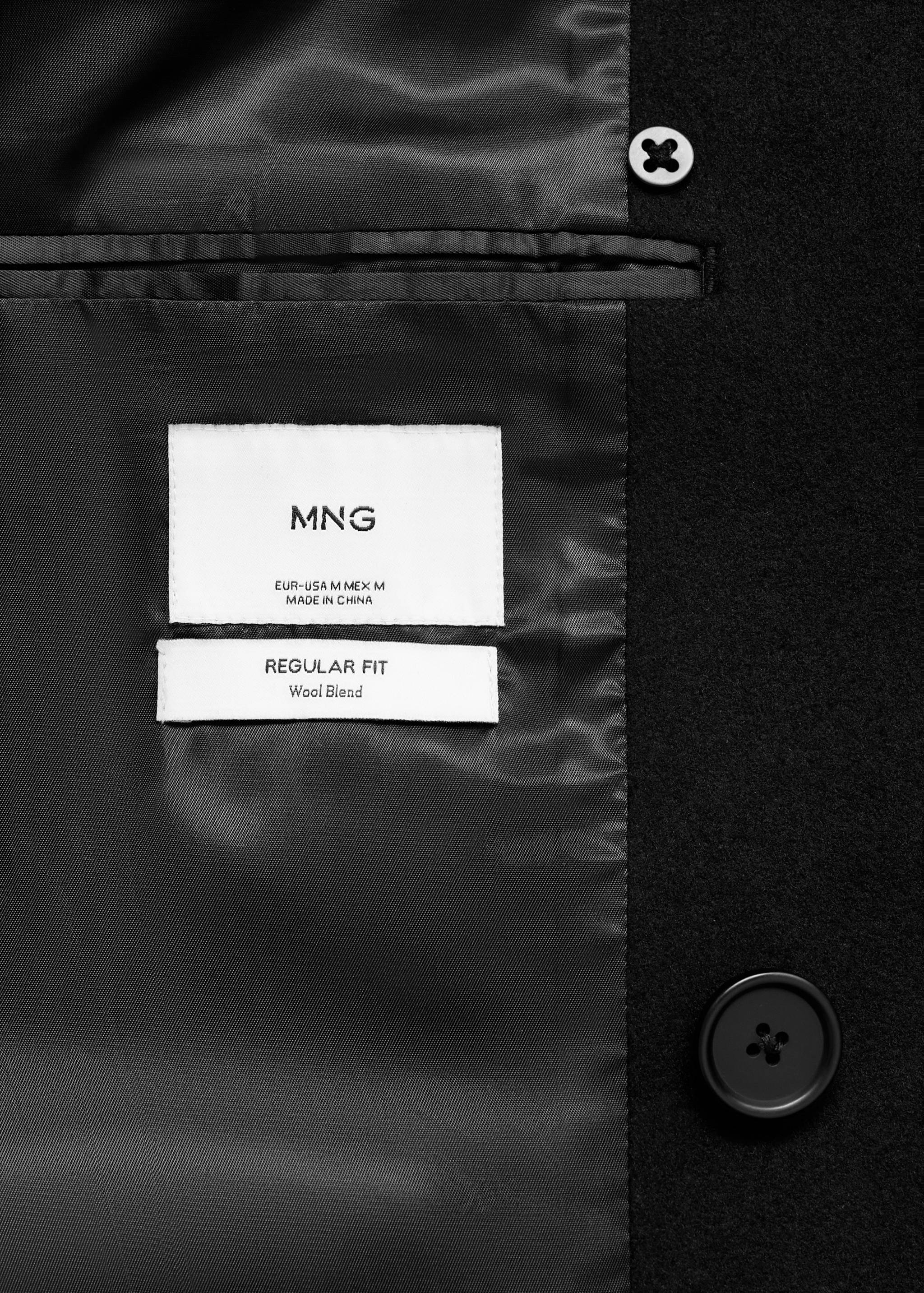 Manteau laine oversize - Détail de l'article 0