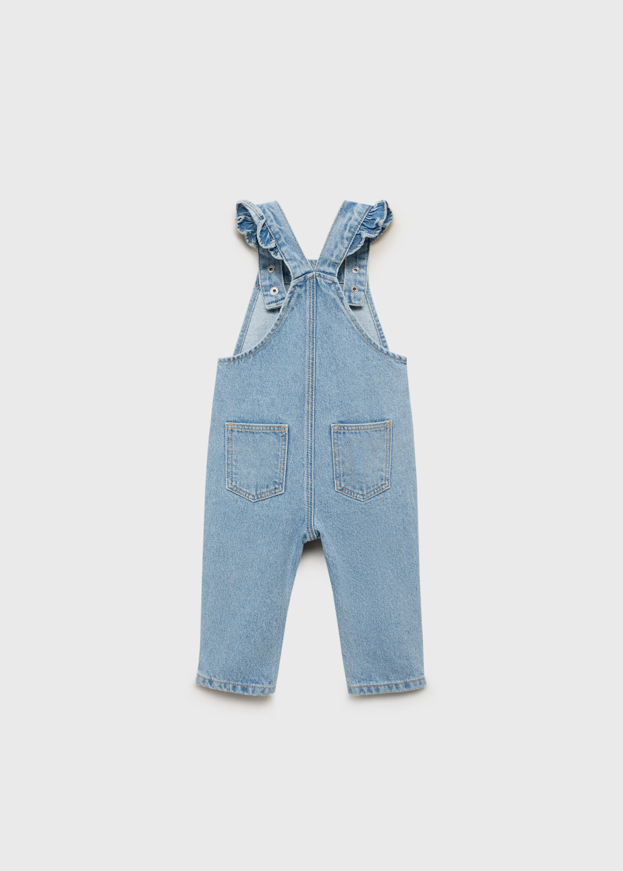 Peto denim volantes - Reverso del artículo