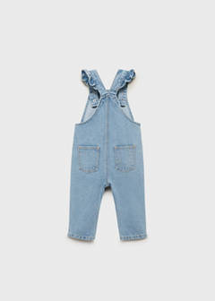 Frills denim dungarees — Medium Blue 6
