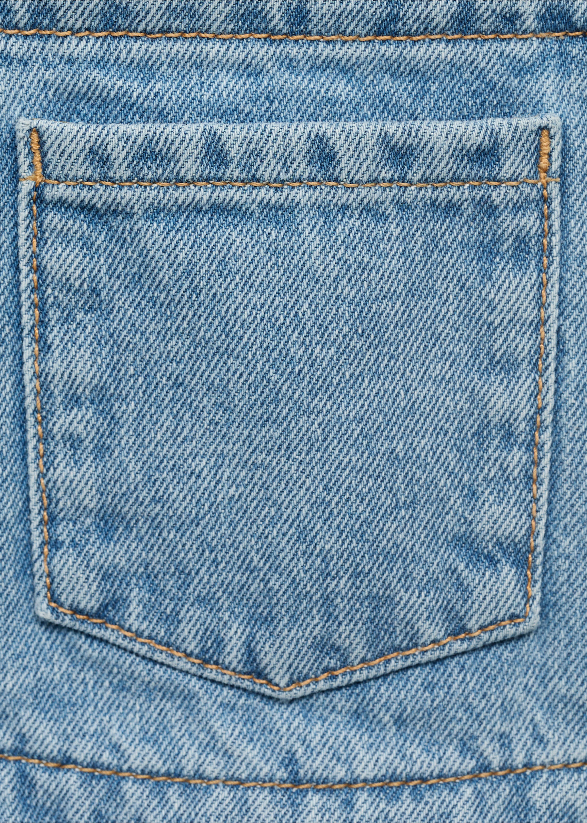 Peto denim volantes - Detalle del artículo 0, Azul medio. Ref: 17091517-00.