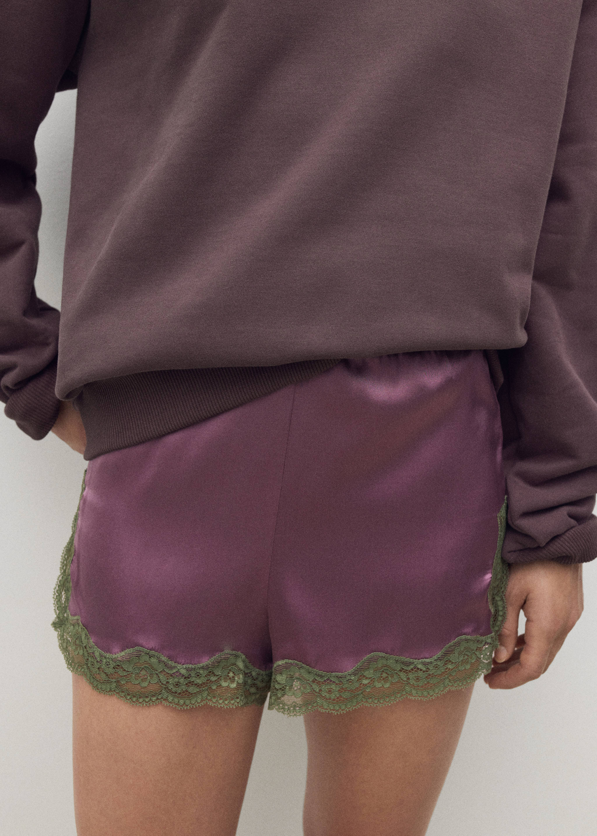 Plain organic cotton sweatshirt - Details of the article 6