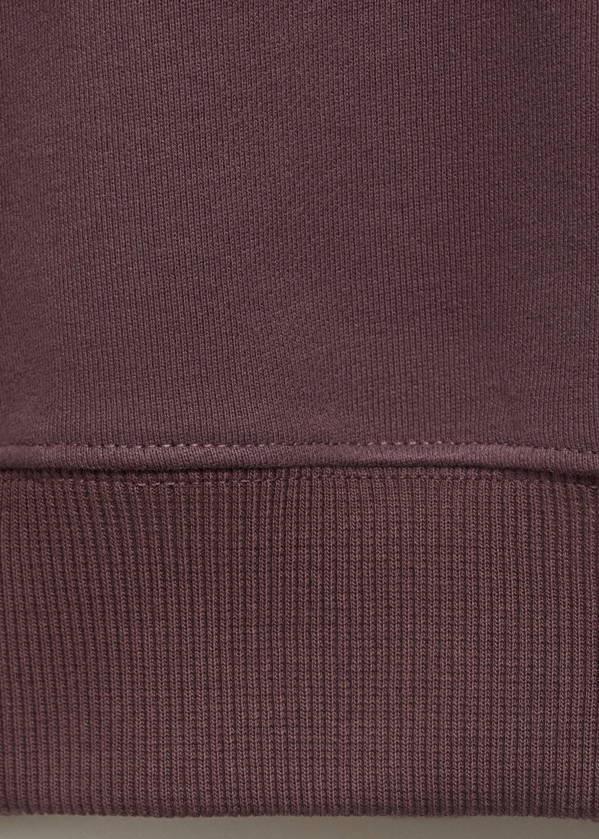 Plain organic cotton sweatshirt - Details of the article 0