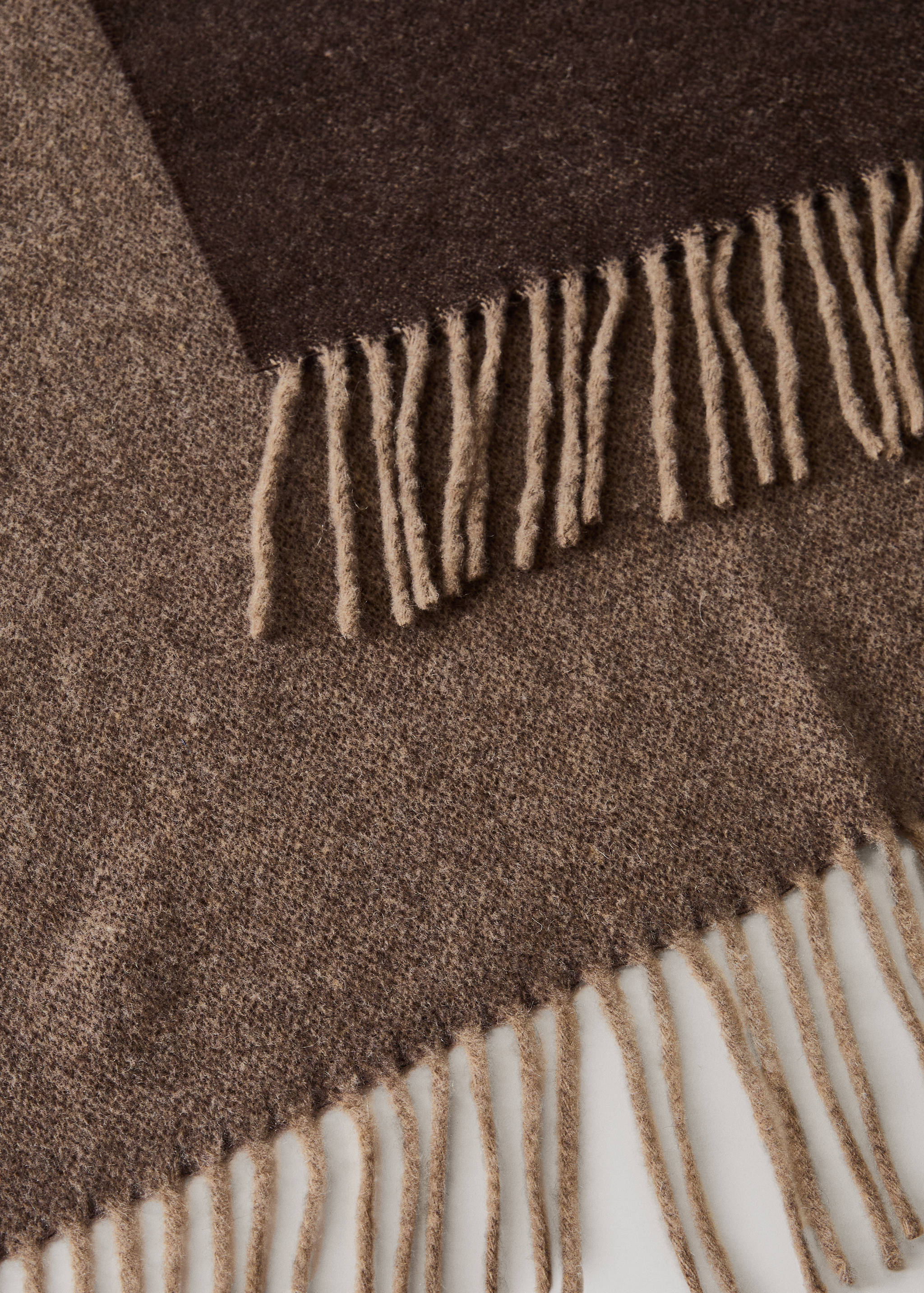 Couverture 100 % cachemire bicolore - Détail de l'article 1