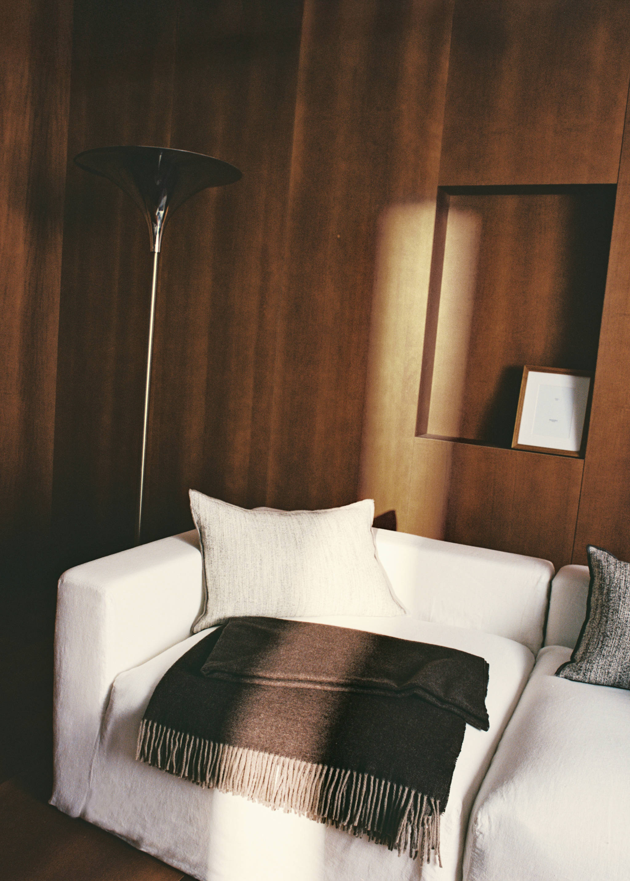 Couverture 100 % cachemire bicolore - Détail de l'article 5