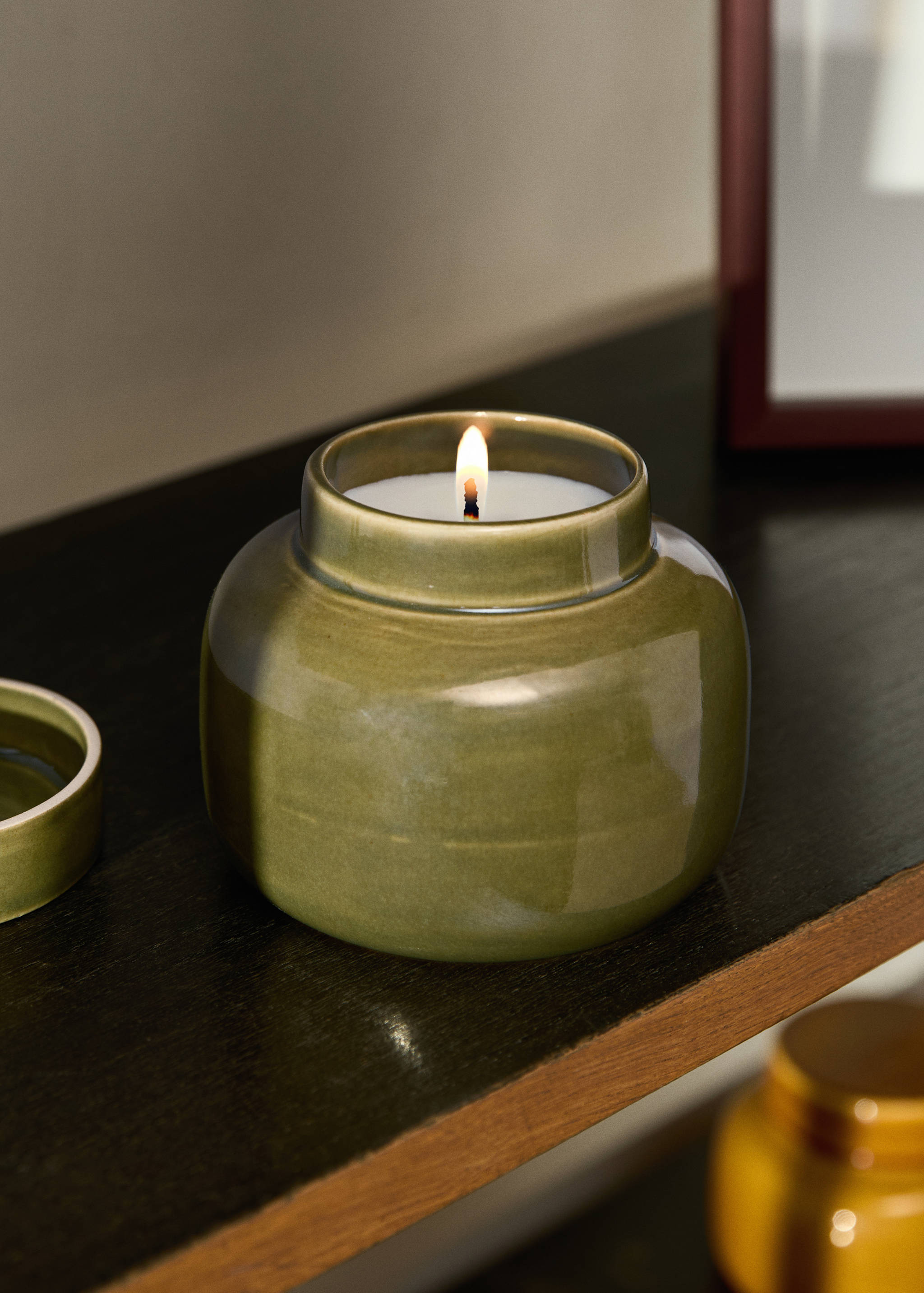 Dekorativt ljus med lock - Allmän bild