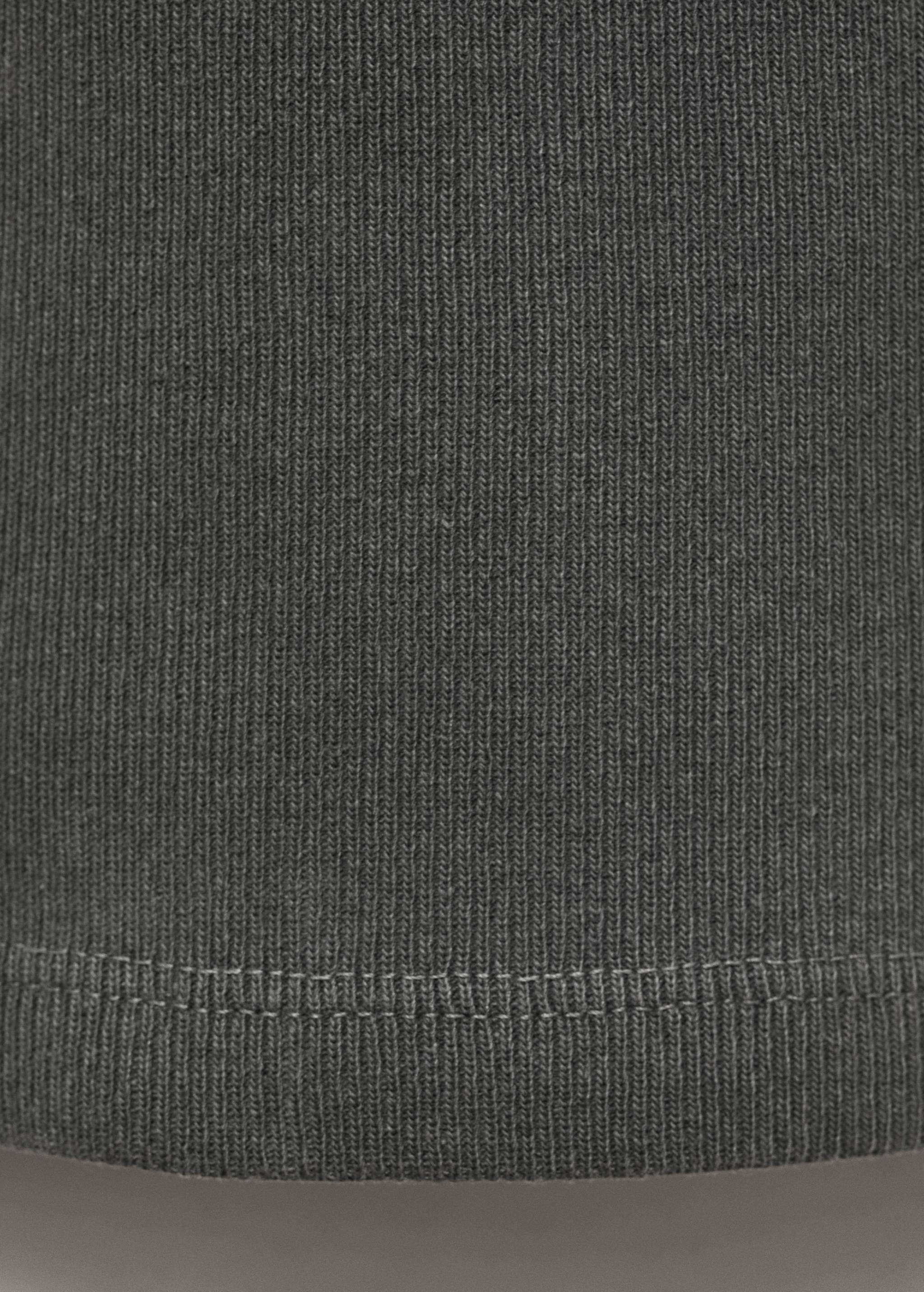 Ribbed cotton-blend top - Details of the article 0