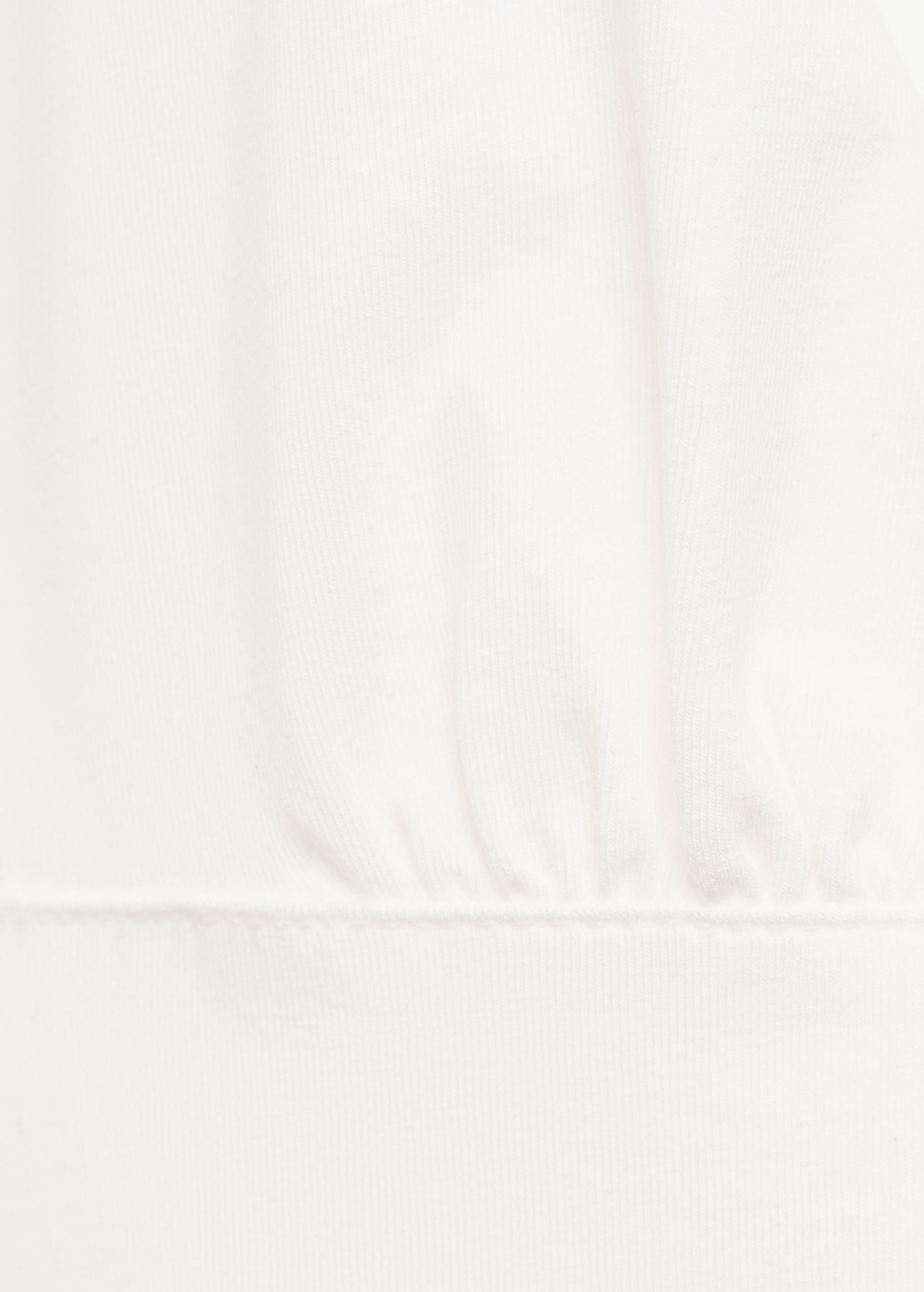 قميص نوم من القطن الانسيابي مع دانتيل - تفاصيل المنتج 8