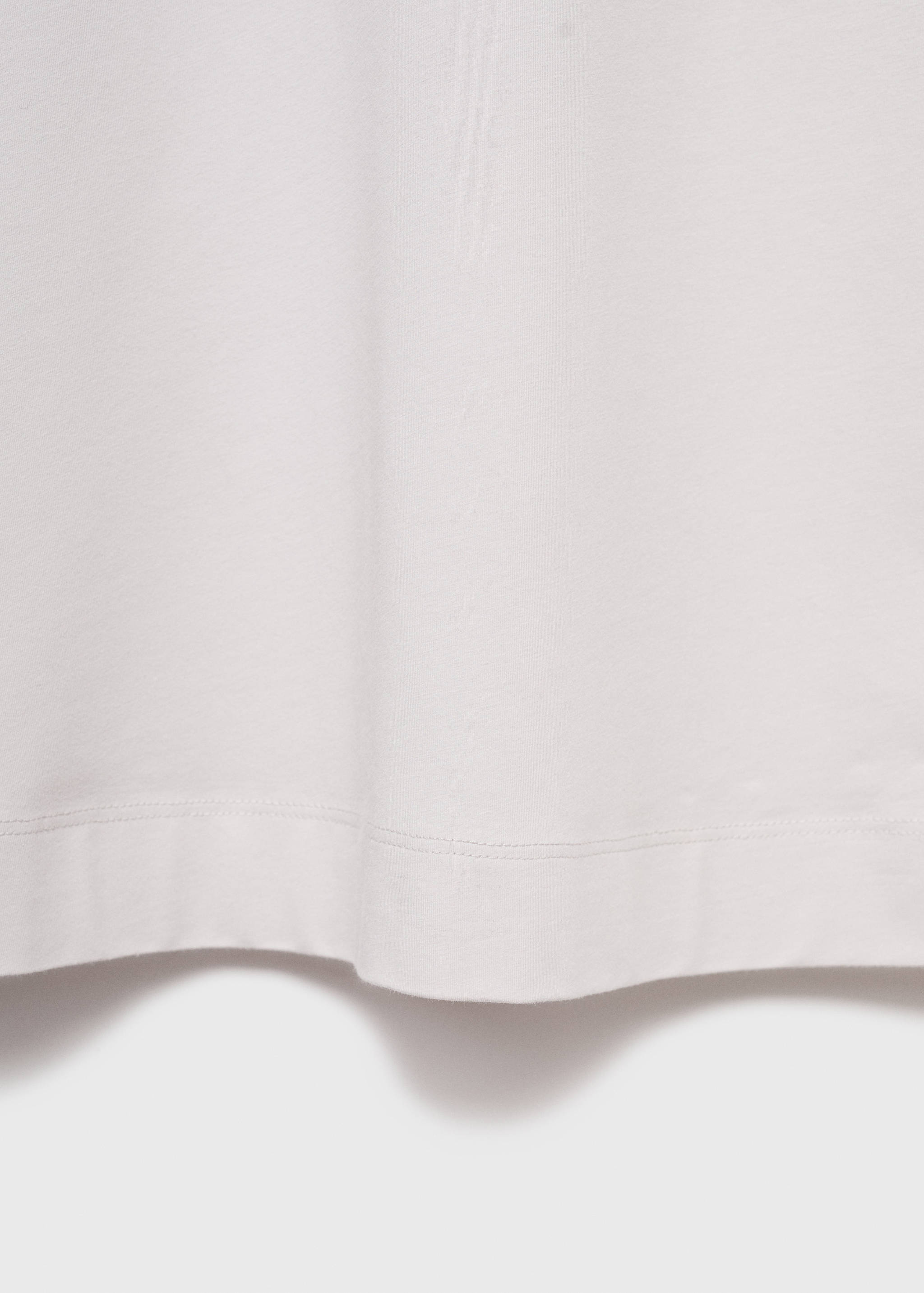 Koszula nocna z lejącej bawełny z koronką - Szczegóły artykułu 0