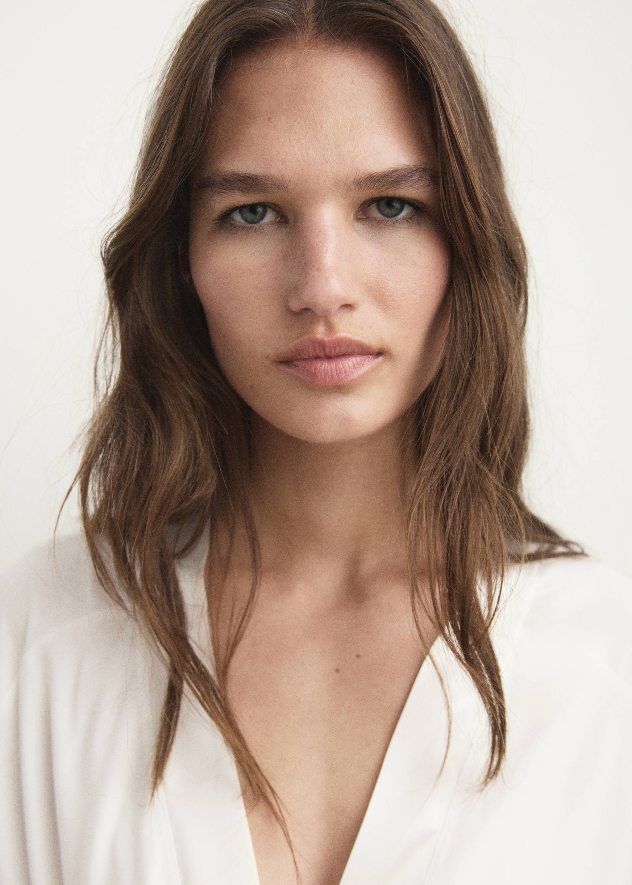 Katoenen badjas met satijnen bies - Detail van het artikel 1