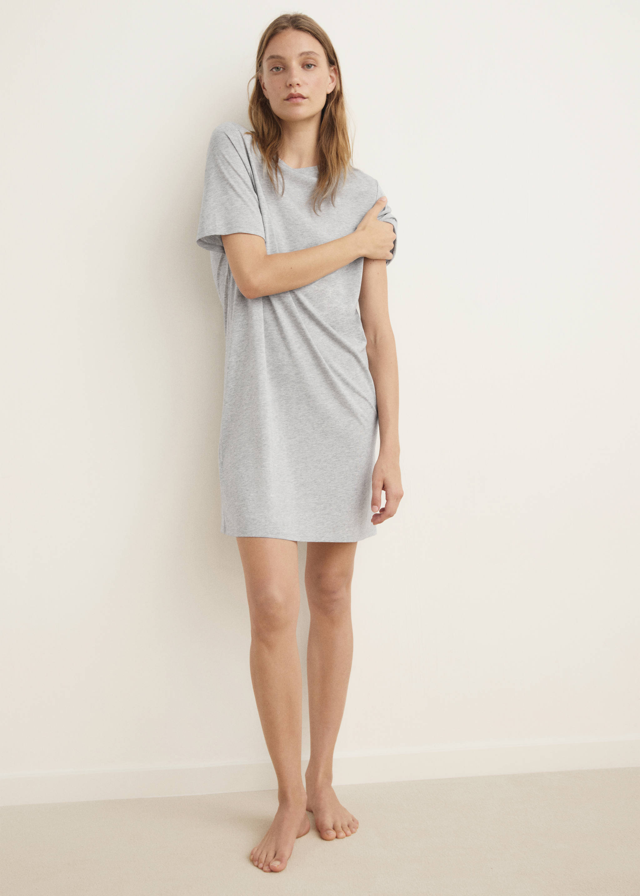 Lyocell cotton nightdress - General plane