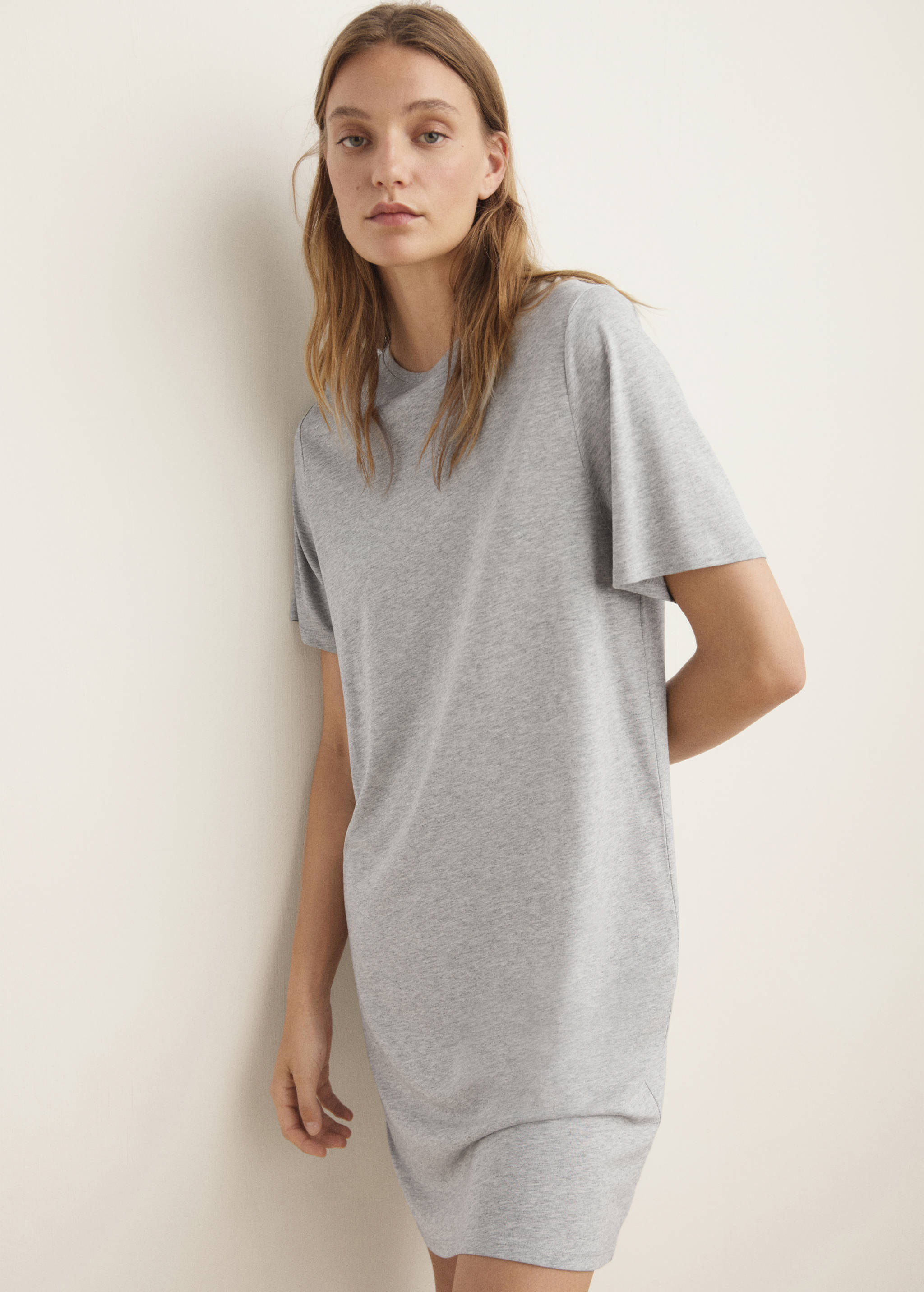 Lyocell cotton nightdress - Medium plane
