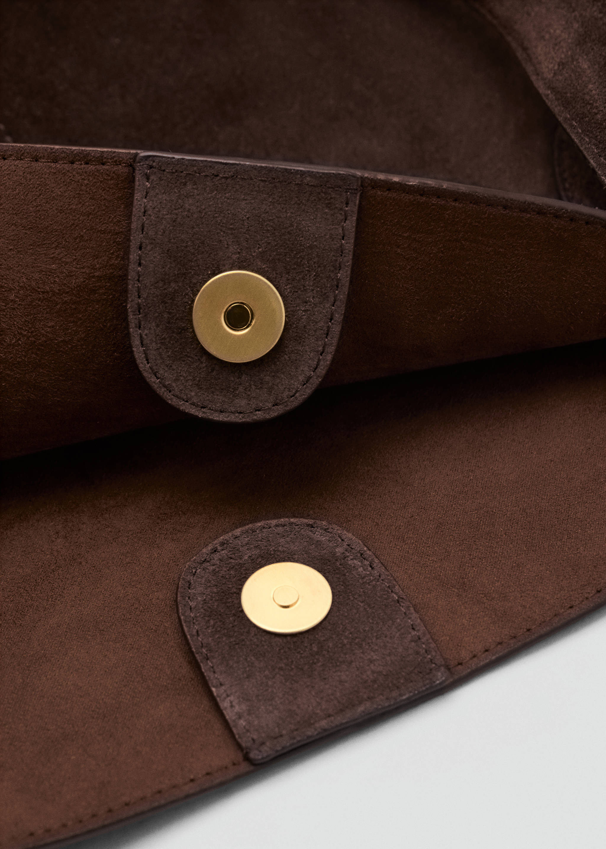 Замшевая сумка шоппер - Деталь изделия 3