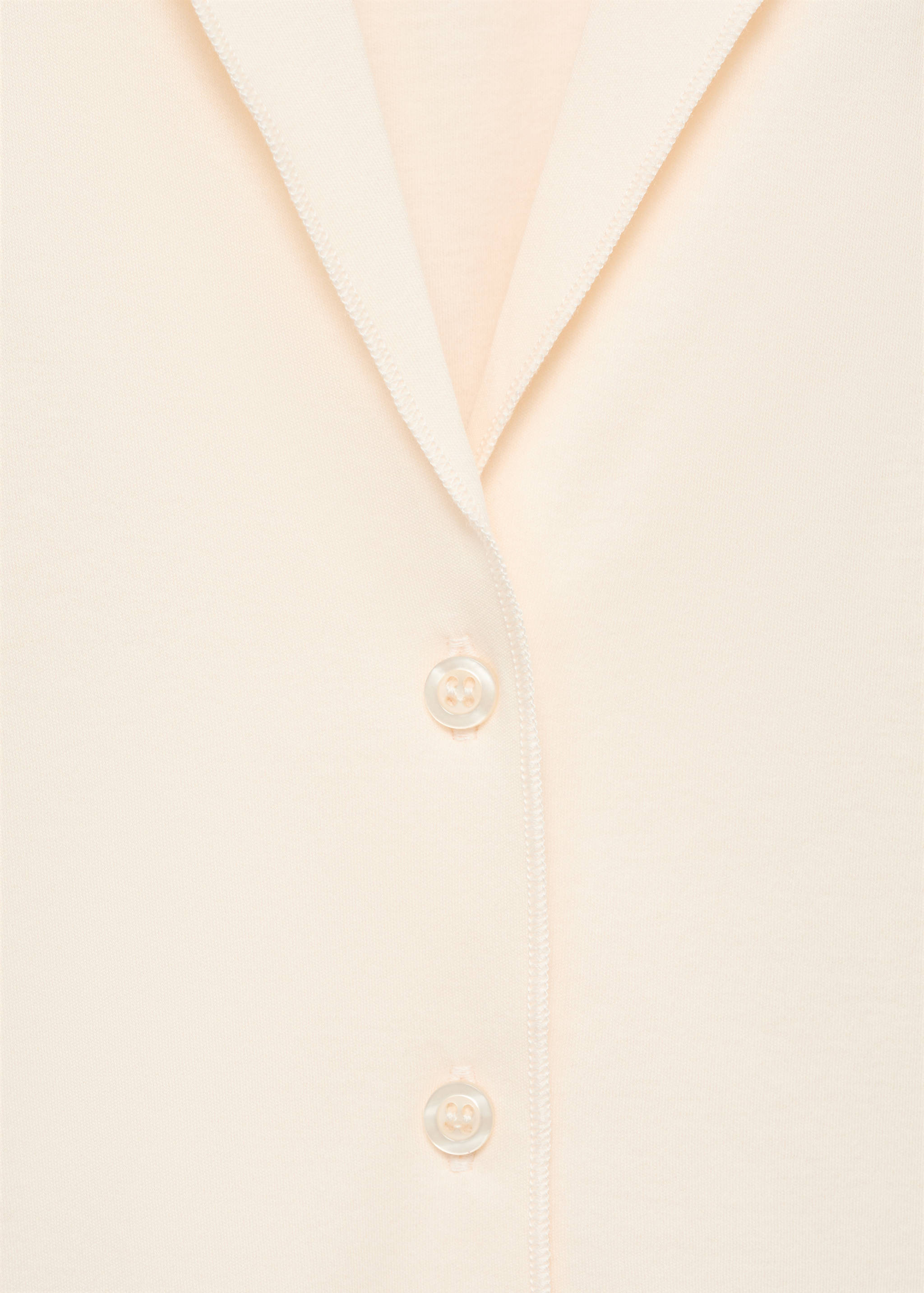 Plain cotton pyjama shirt - Details of the article 8
