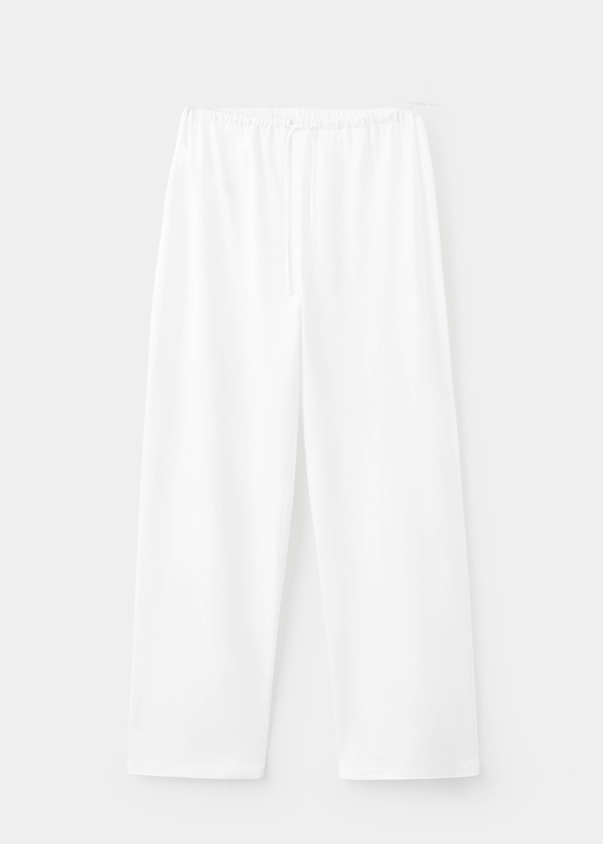 Long cotton pyjama trousers - Article without model