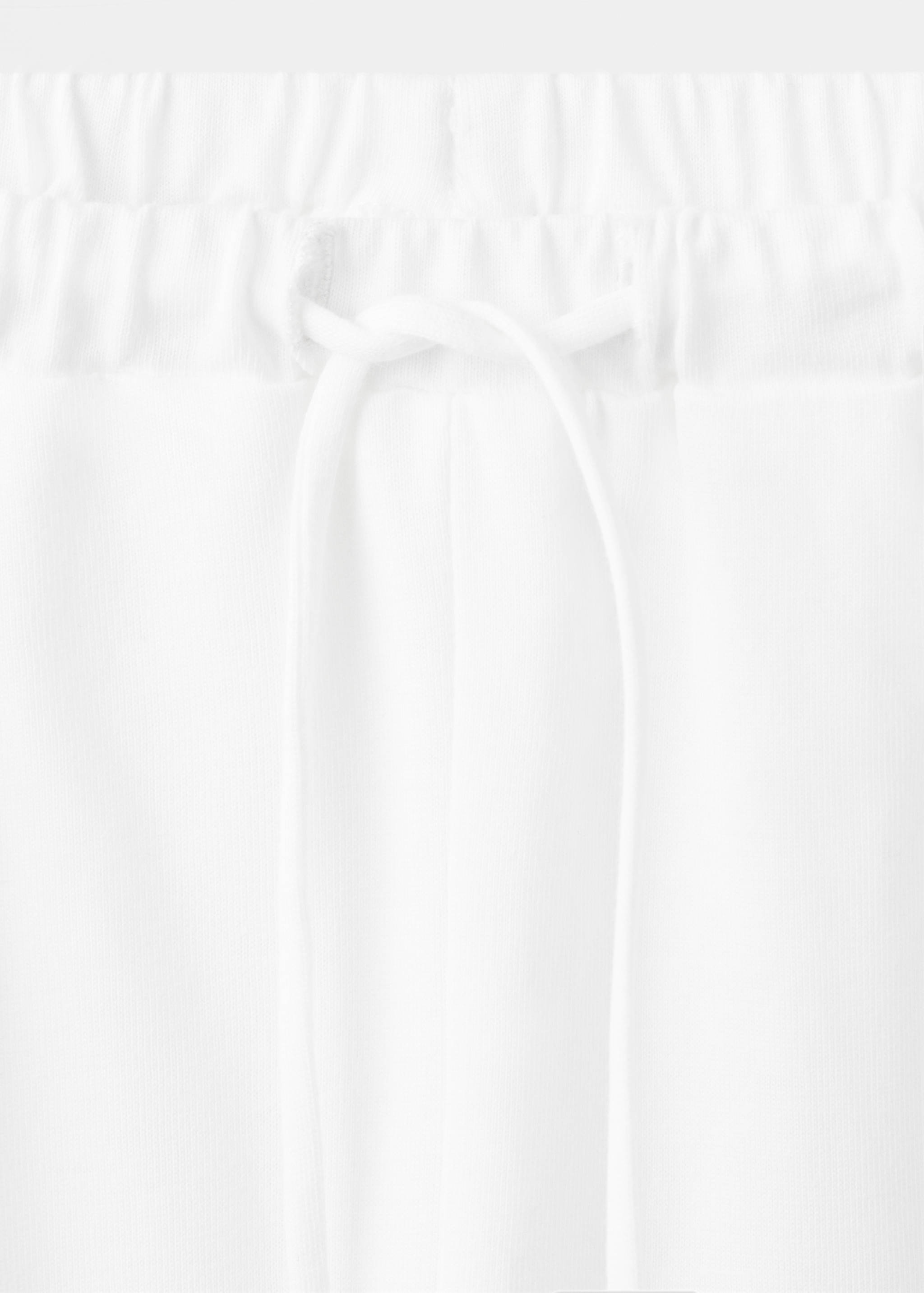 Long cotton pyjama trousers - Details of the article 8