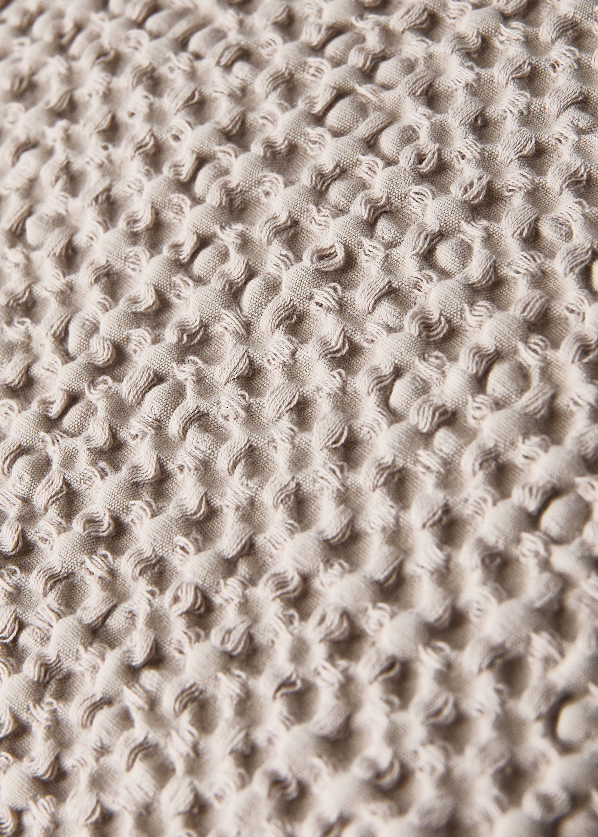 Children’s waffle-cotton garment-dyed cushion cover  40x40cm - Details of the article 2