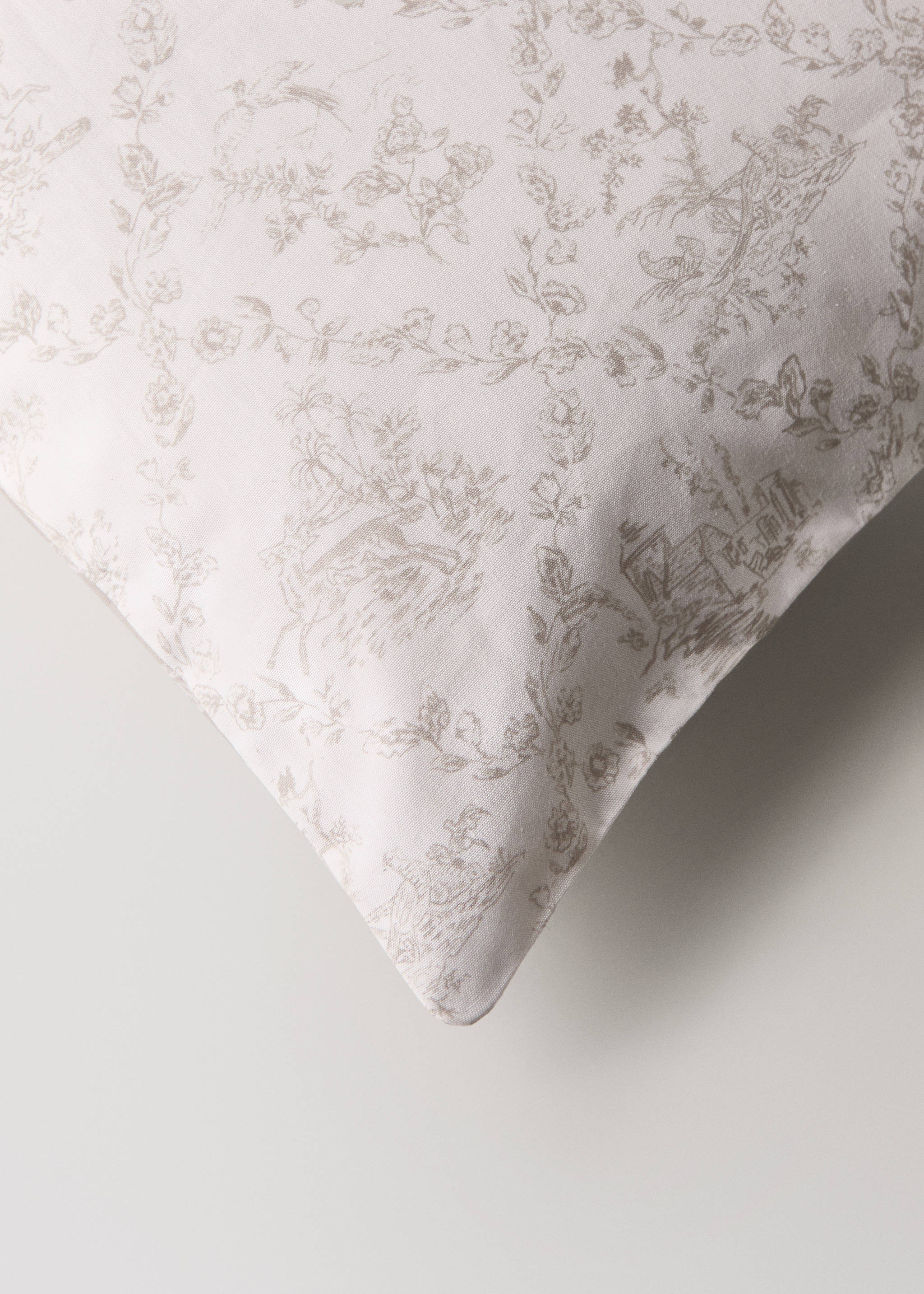Toile de Jouy percale cotton duvet cover for cot - Details of the article 3