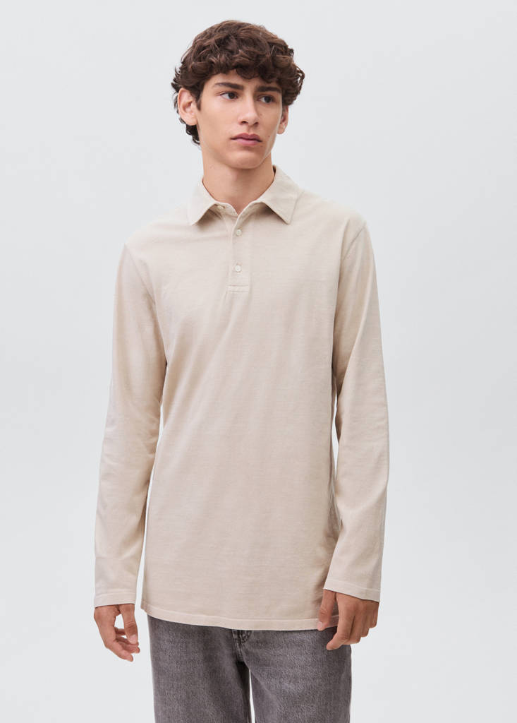 Cotton basic polo shirt - thumbnail 2