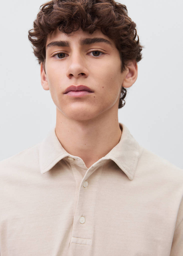 Cotton basic polo shirt - thumbnail 5
