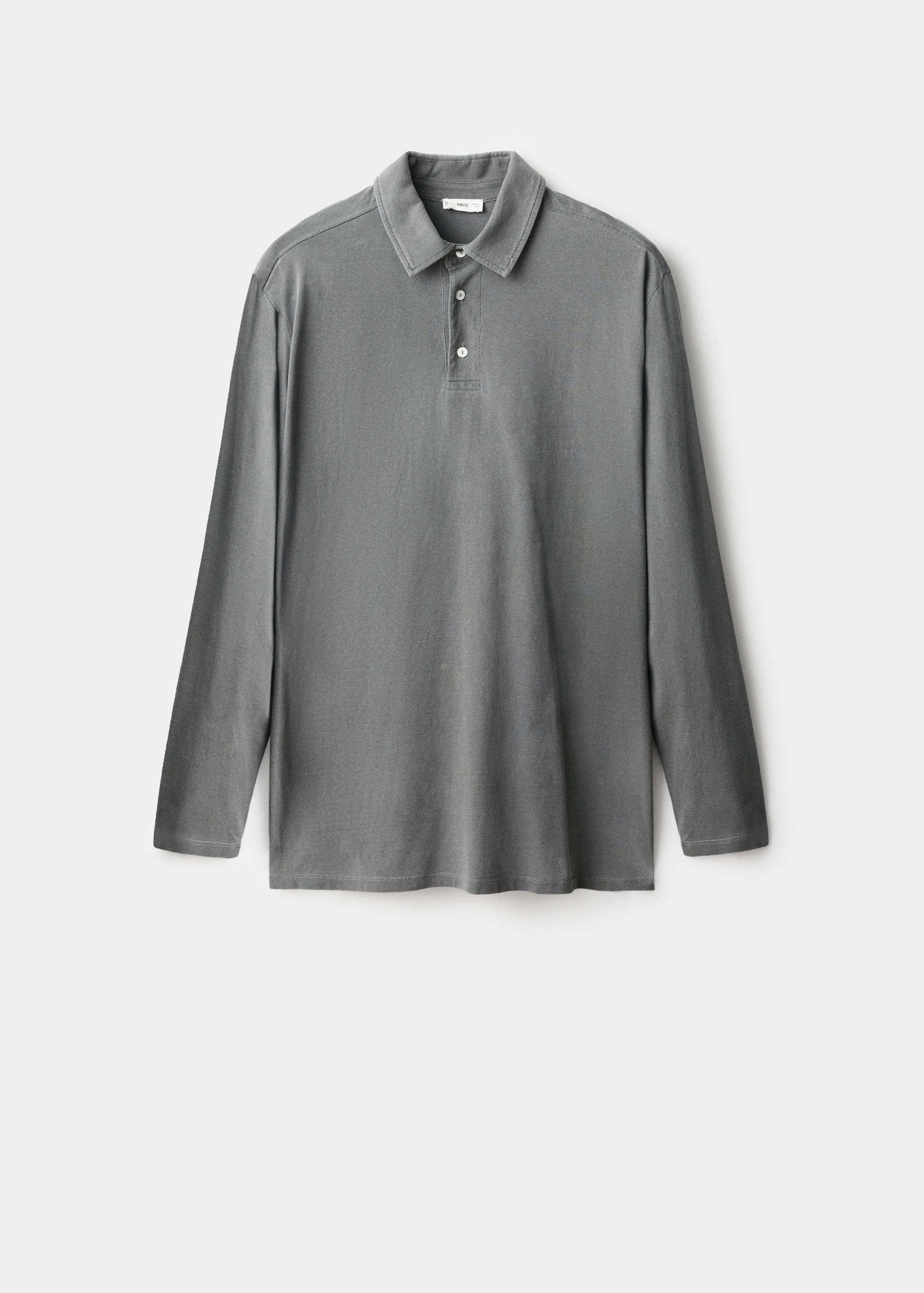 Cotton basic polo shirt - Article without model