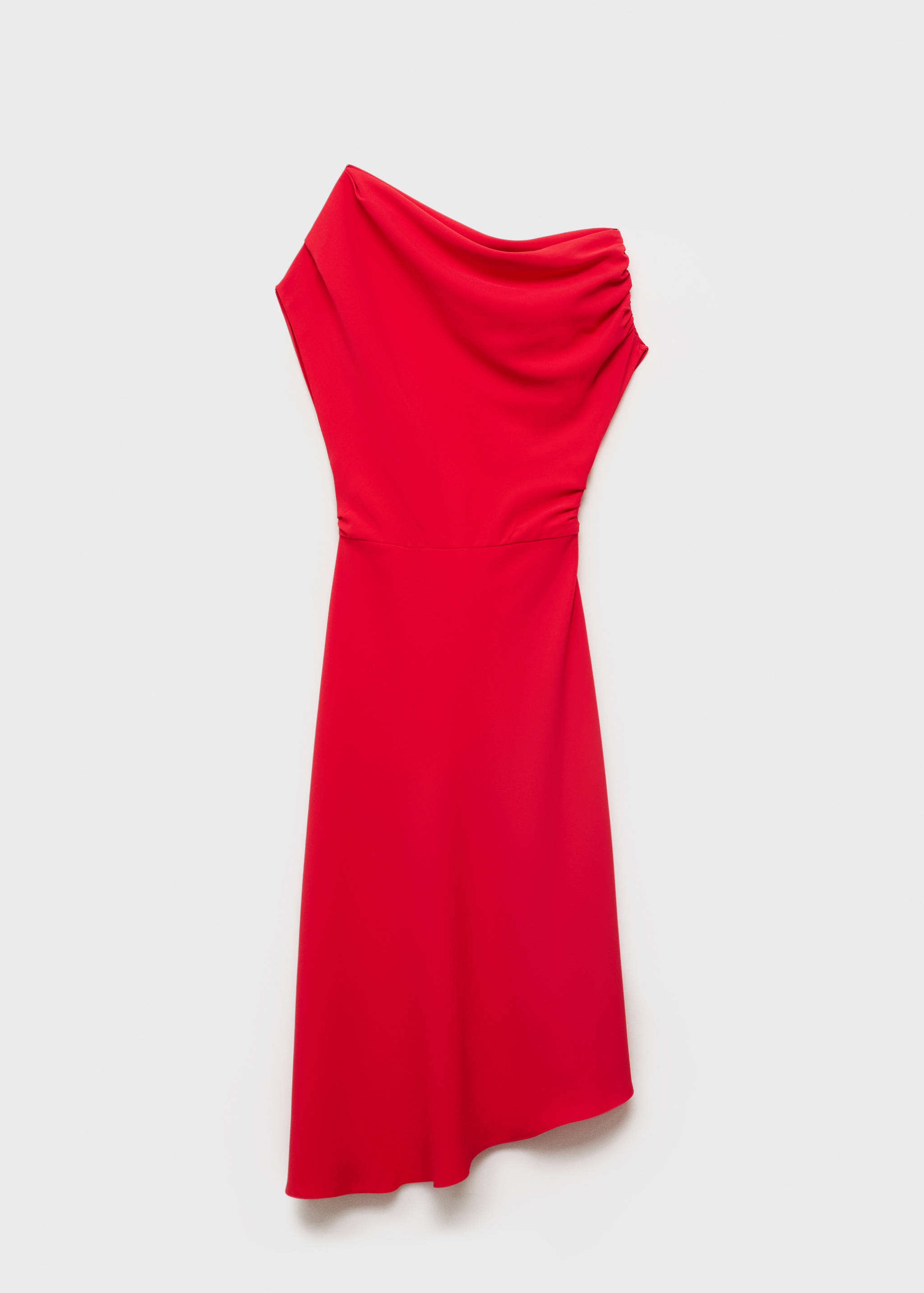 Μίντι ασύμμετρο φόρεμα - Προϊόν χωρίς μοντέλο