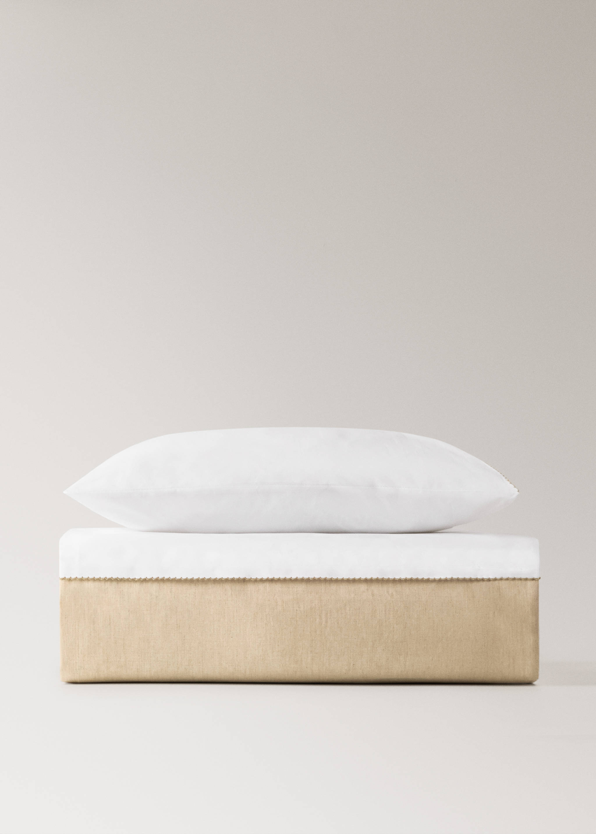 Ctton percale linen duvet cover for cot - Article without model