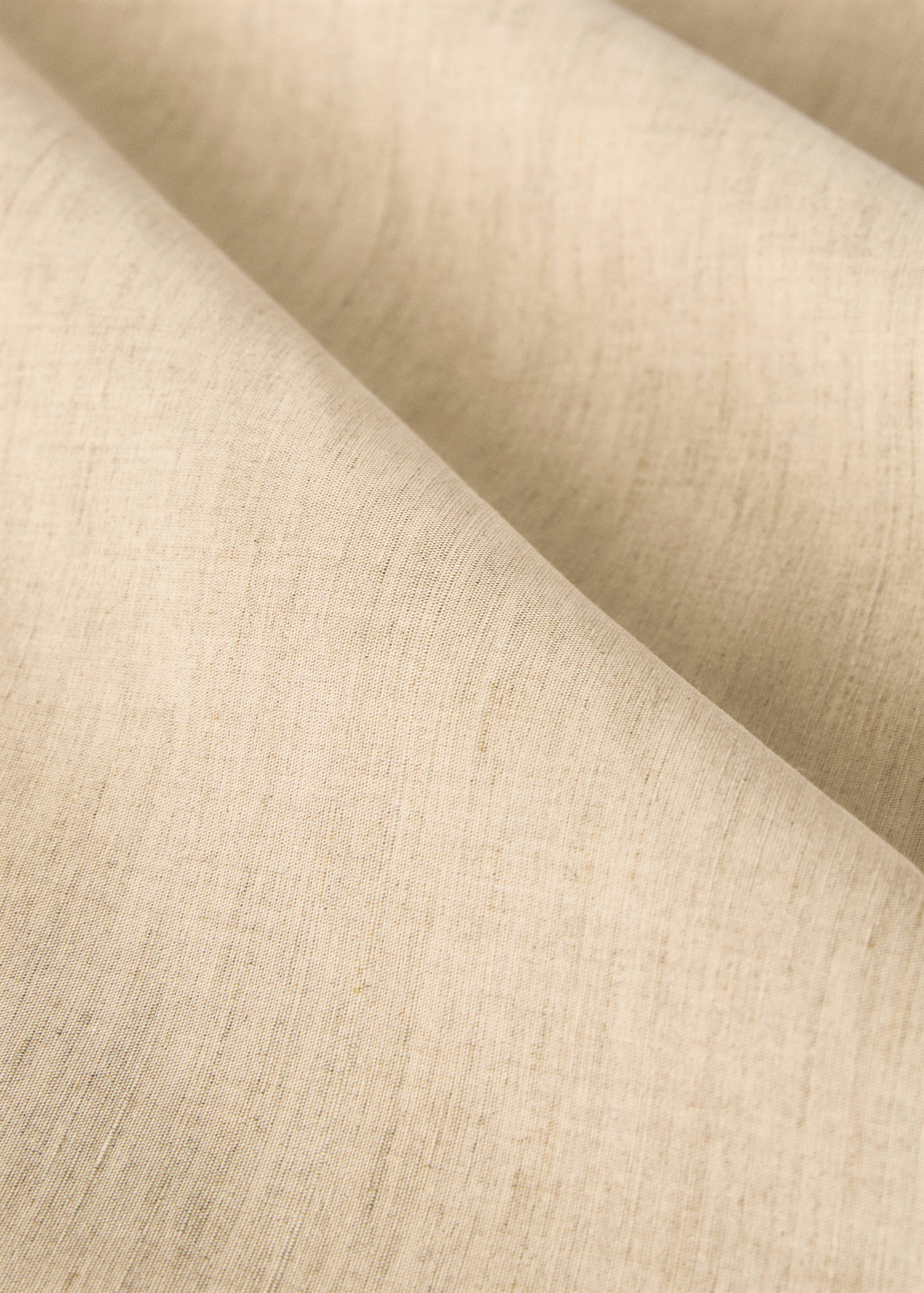 Ctton percale linen duvet cover for cot - Details of the article 2