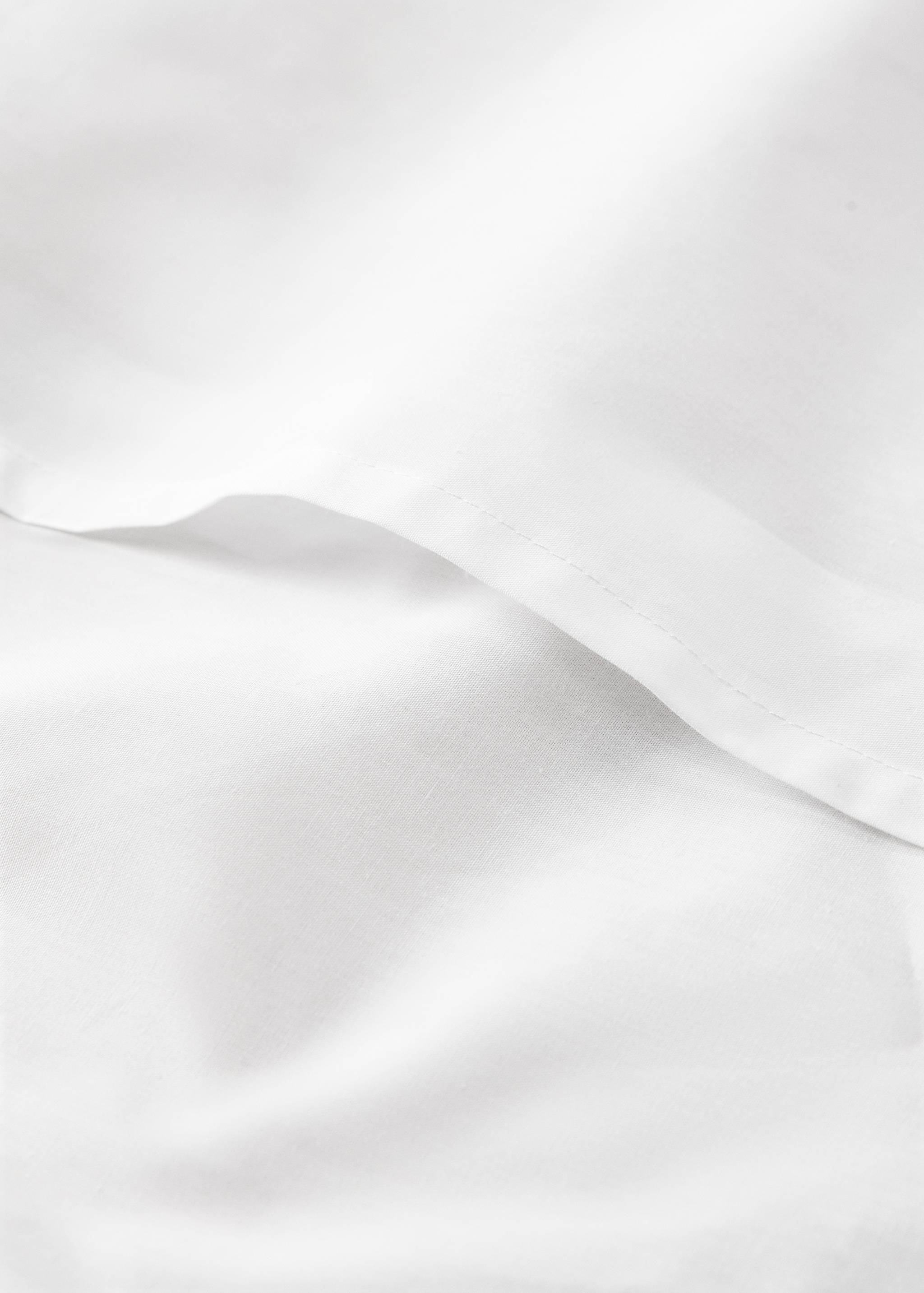 Ctton percale linen duvet cover for cot - Details of the article 3