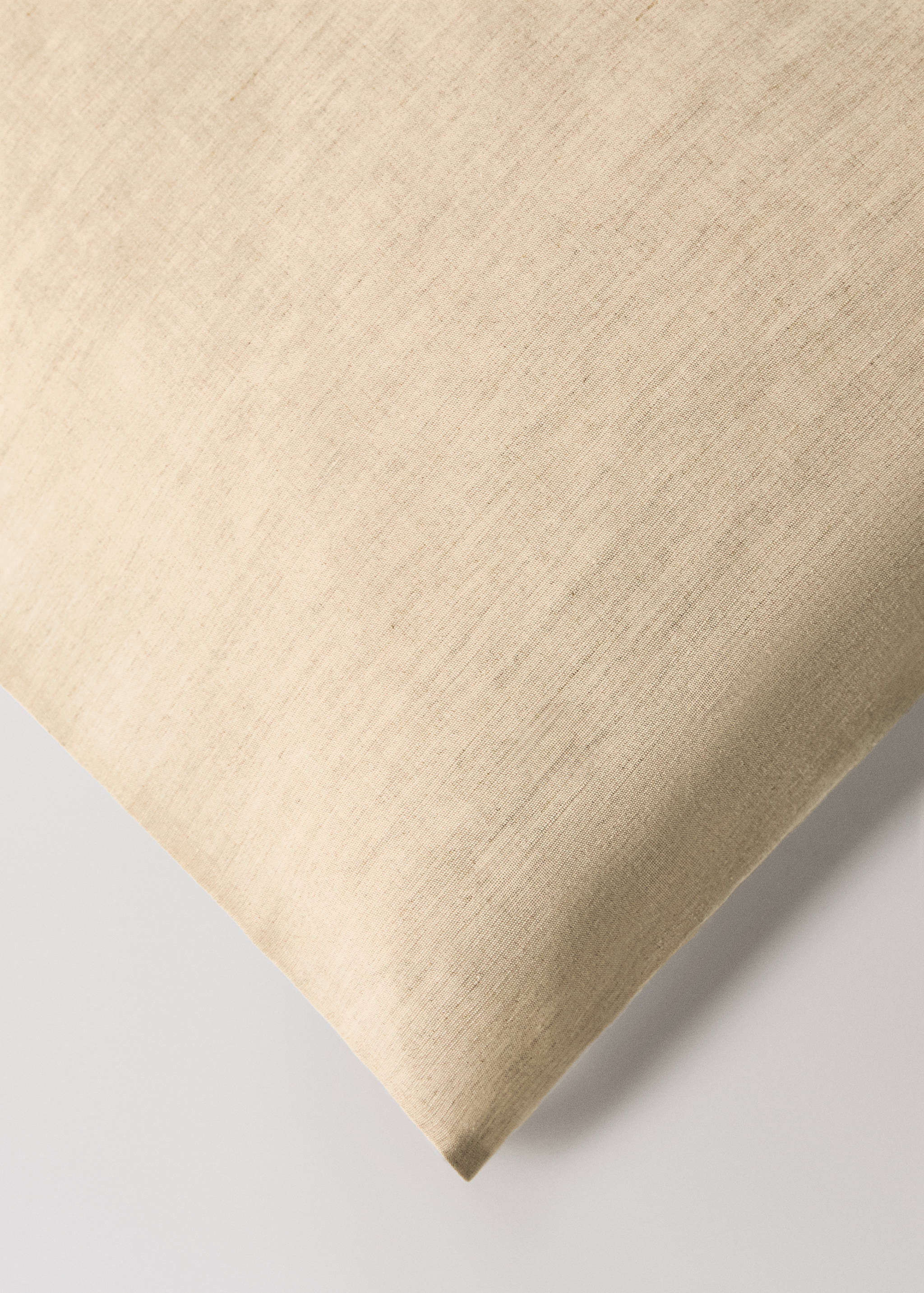 Ctton percale linen duvet cover for cot - Details of the article 4