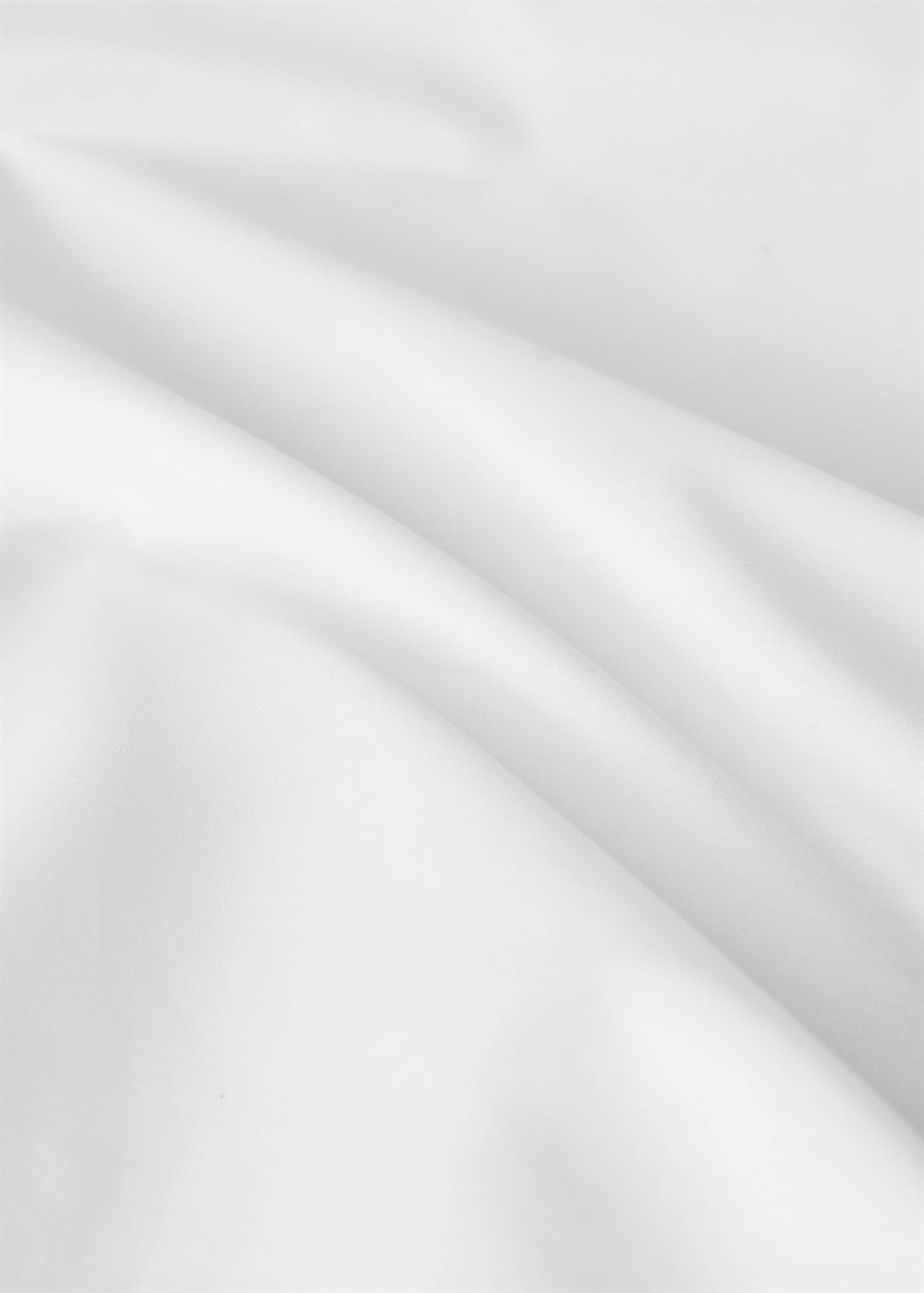 Percale cotton bottom sheet with picueta detail for cot - Details of the article 2