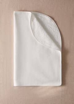 Cotton textured baby blanket — White 1