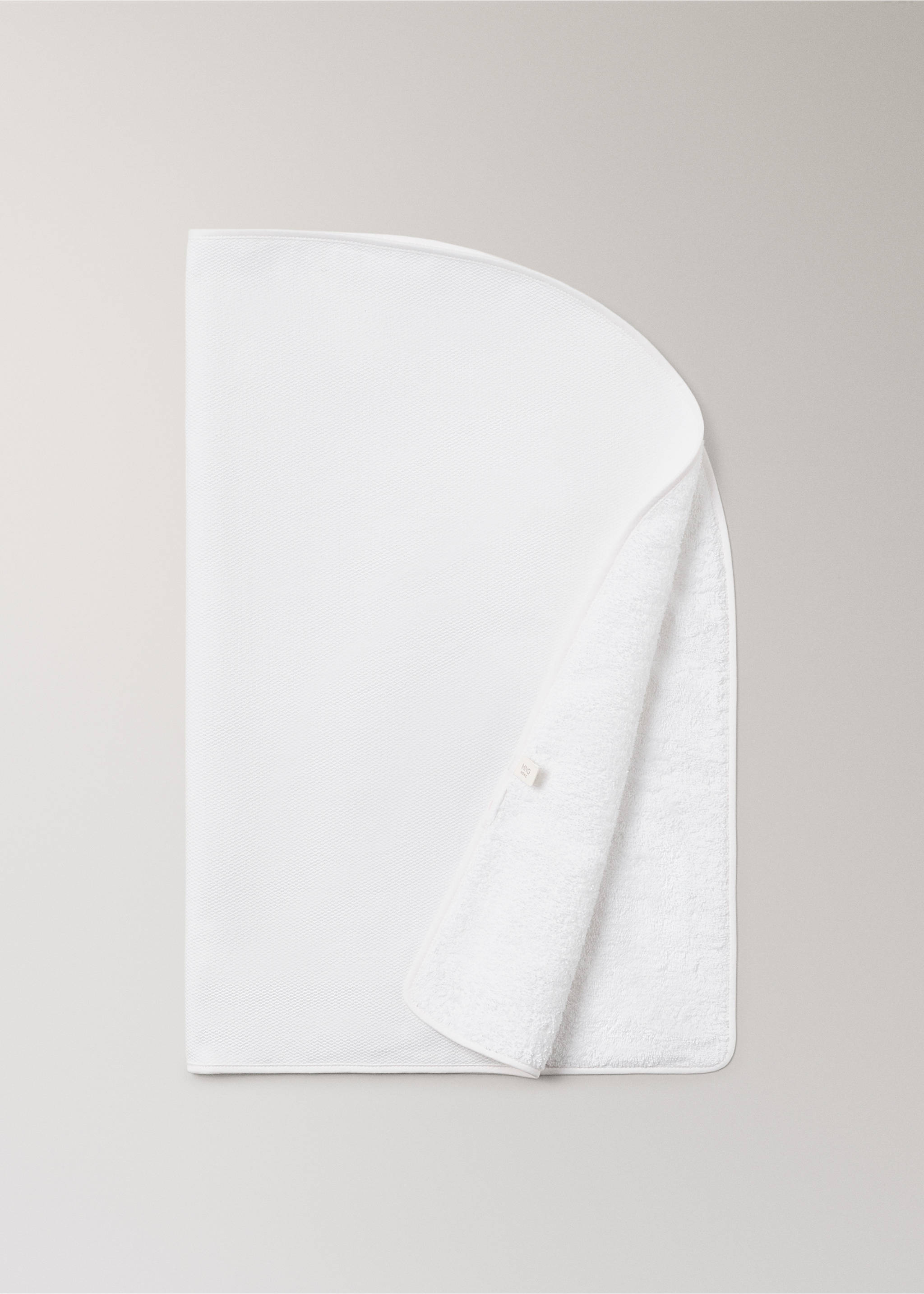 Cotton textured baby blanket - Article without model, White. Ref: 17091567-00.