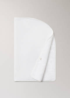 Cotton textured baby blanket — White 4